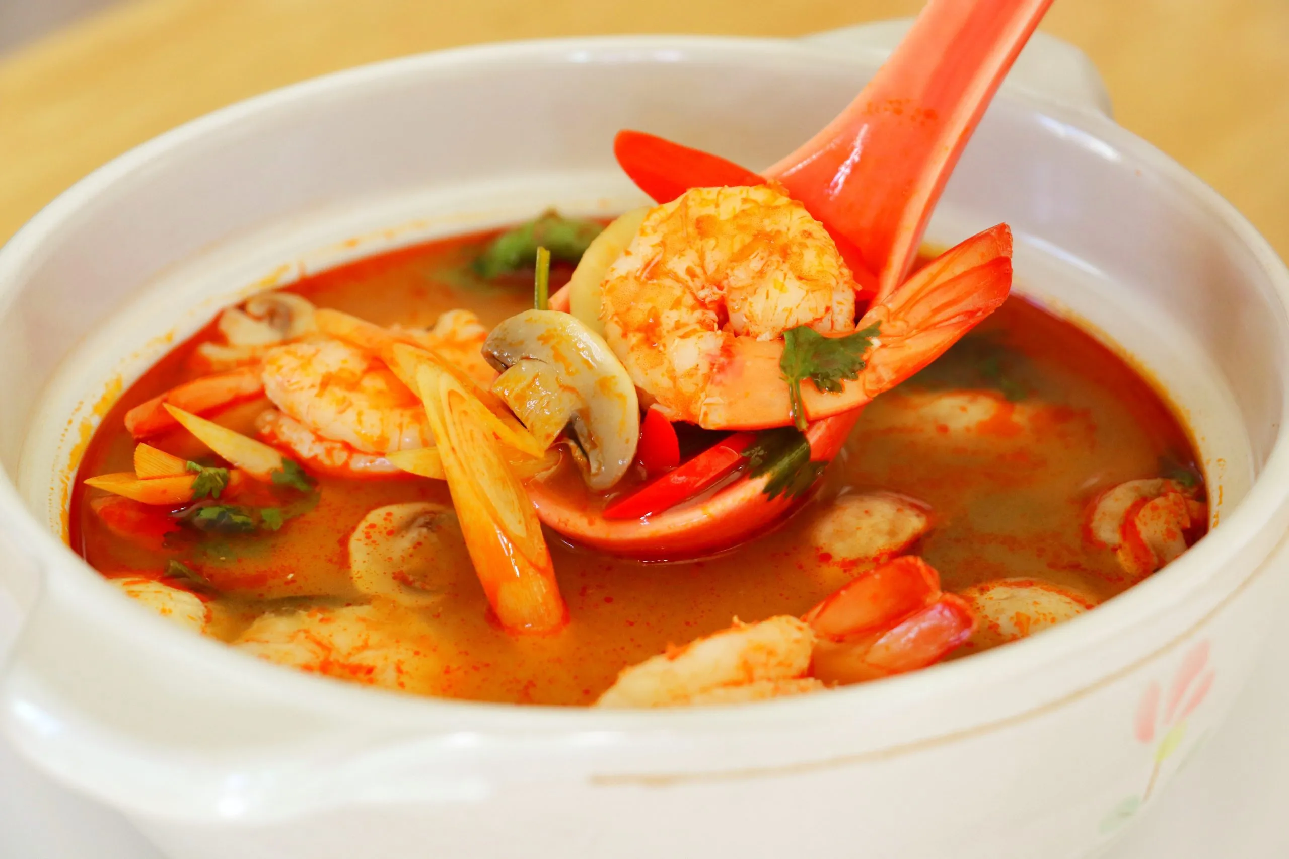 Thai Tom Yum Soup (Hot and Sour Soup)