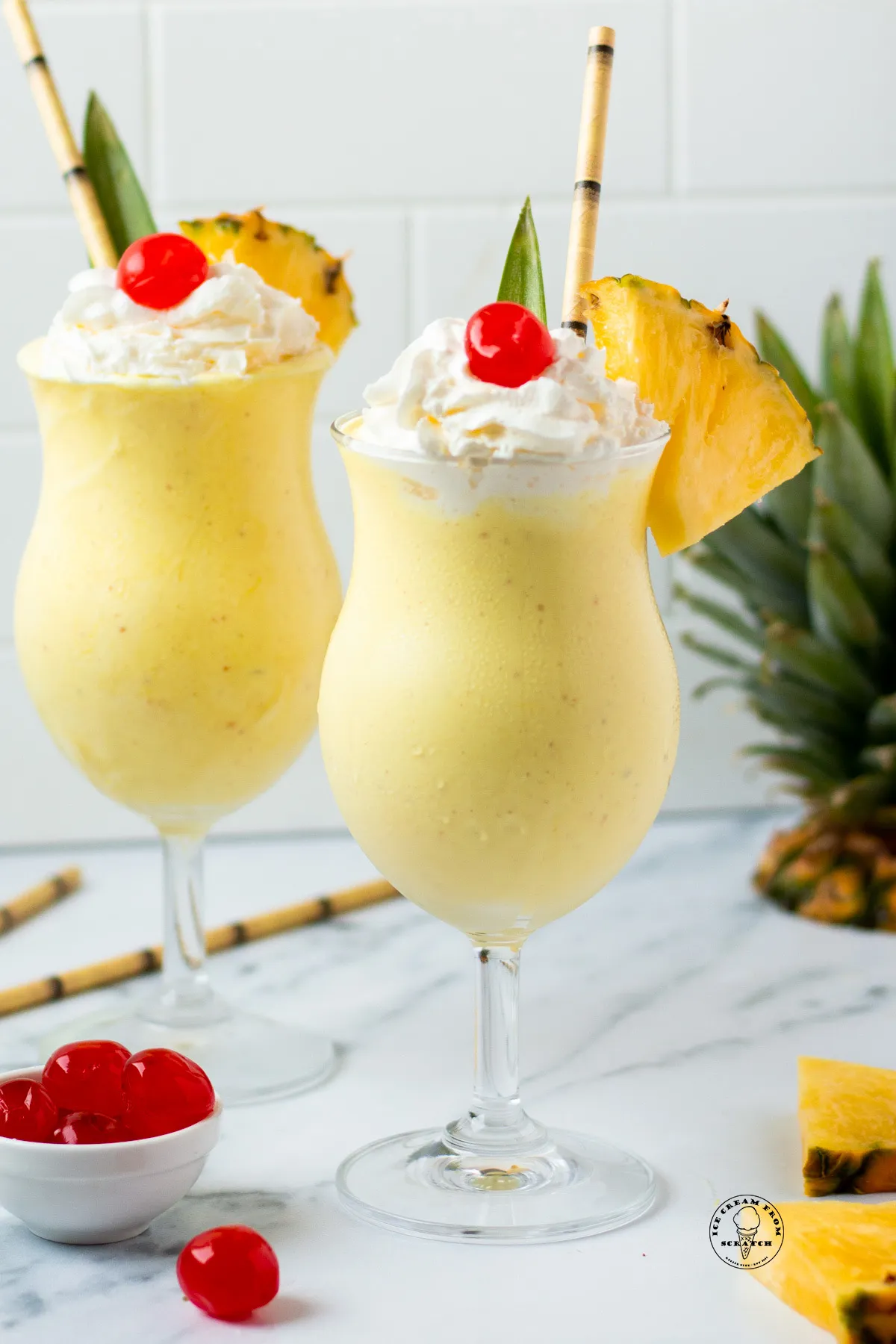 Thick and Creamy Pineapple Shake Dessert