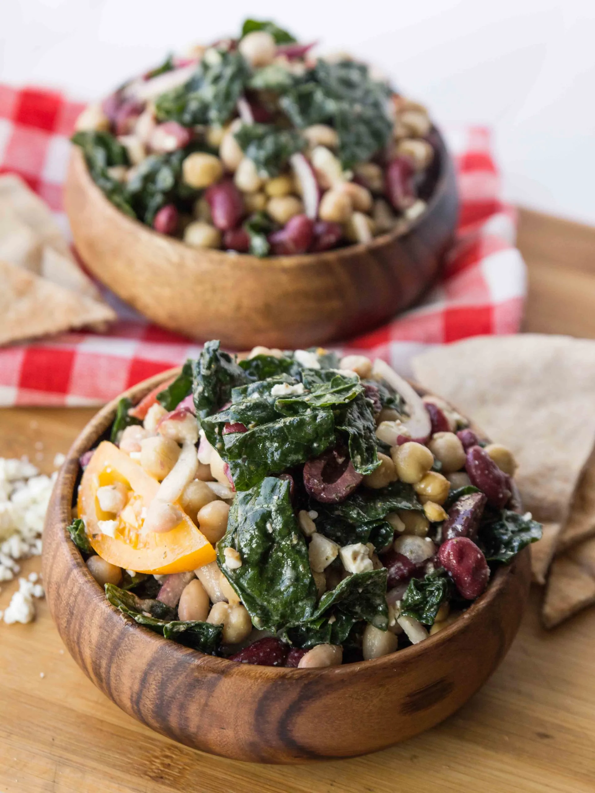 Three Bean Kale Salad