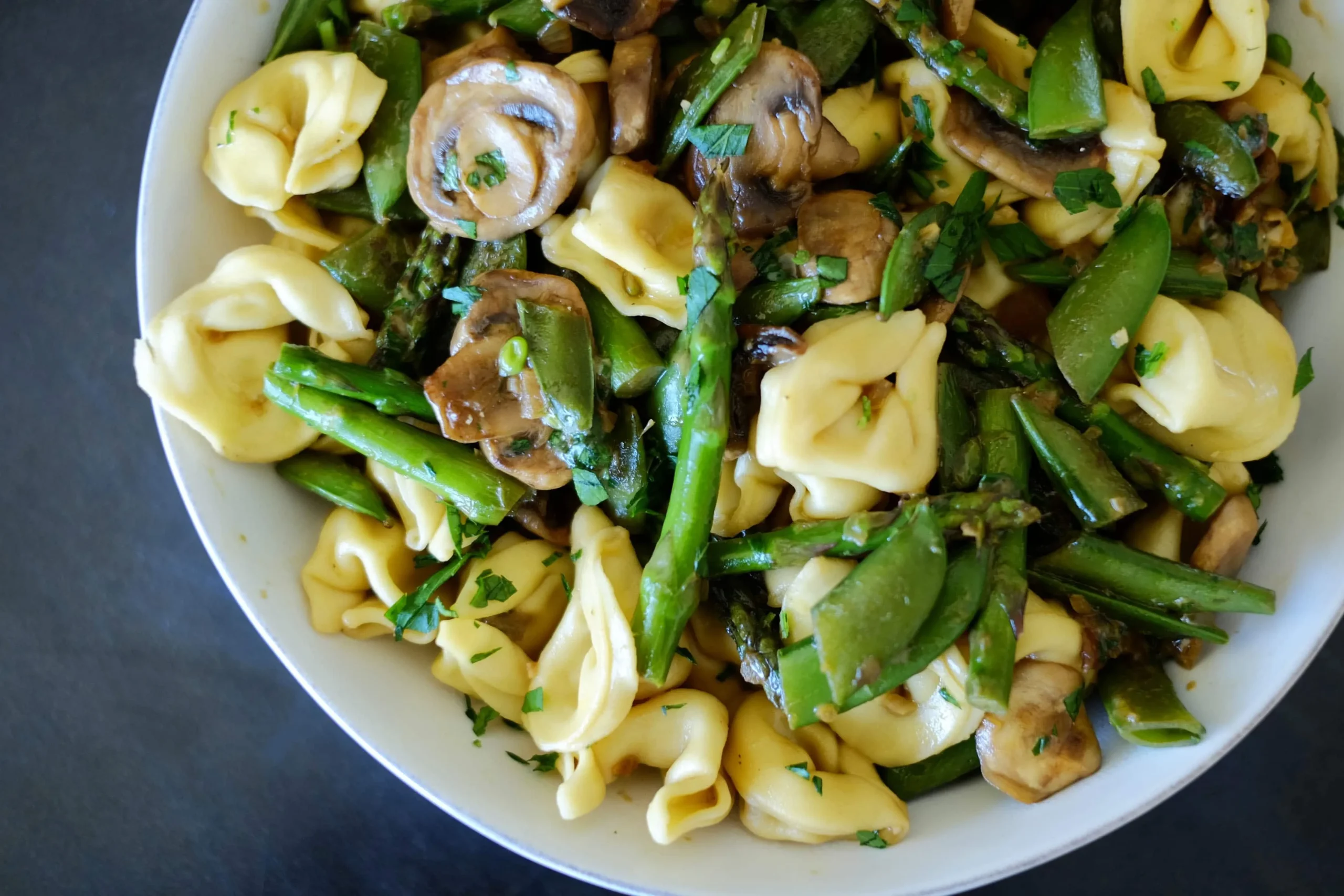 Three Cheese Mushroom and Tortellini