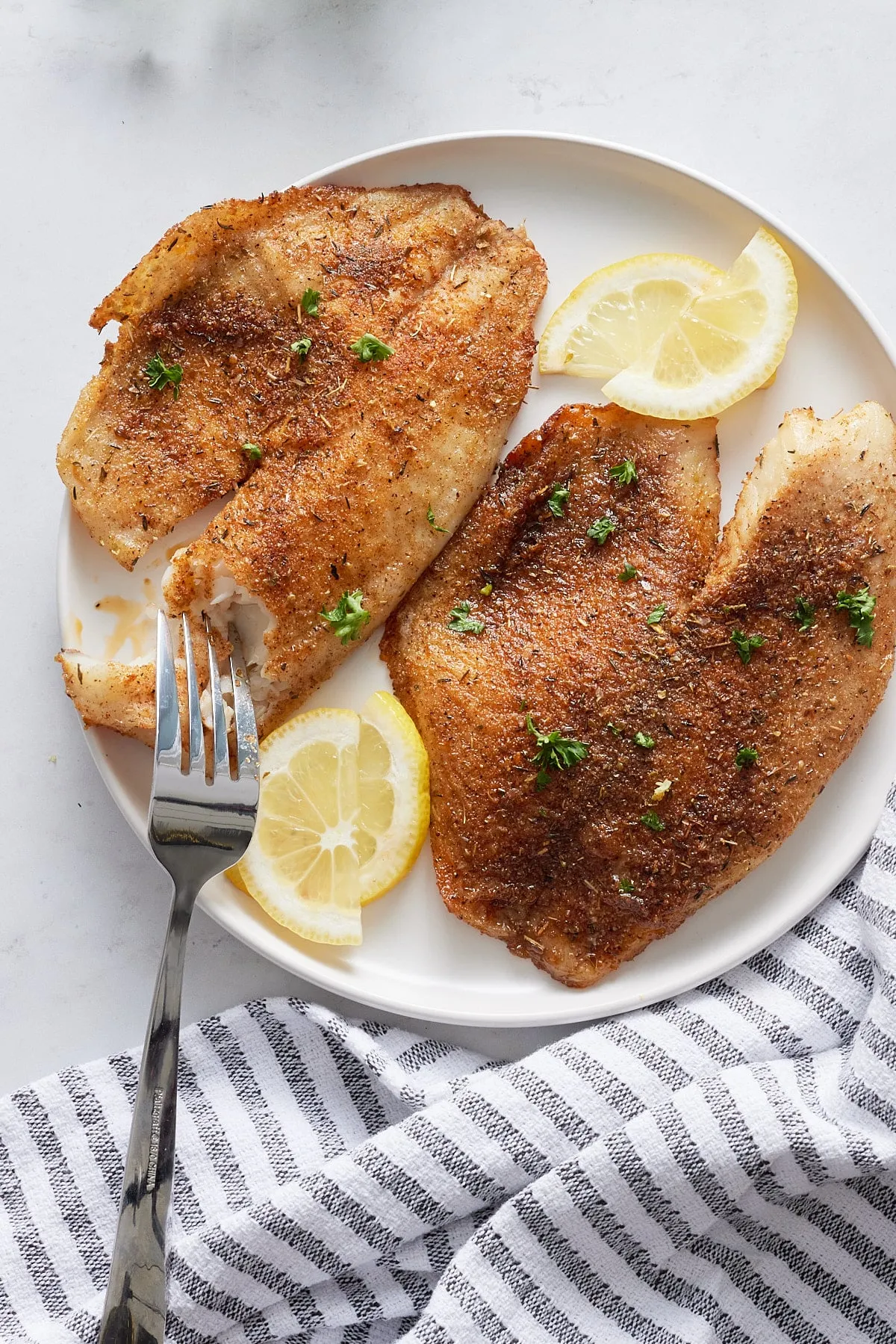 Tilapia Fillets in Air Fryer