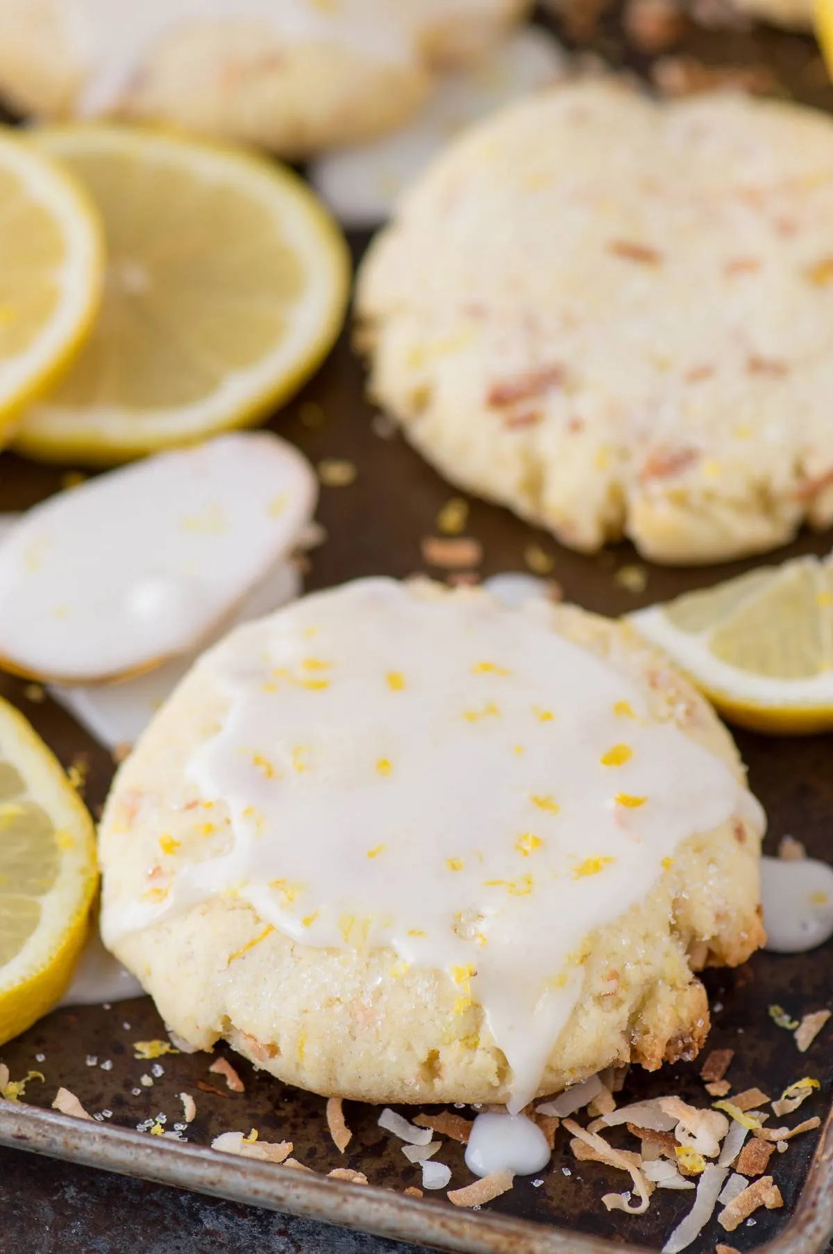 Toasted Coconut Lemon Scones