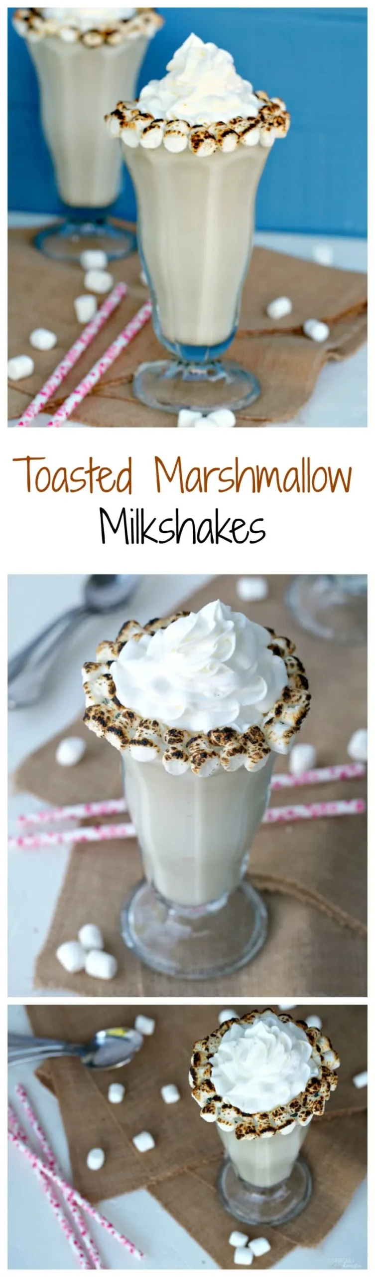 Toasted Marshmallow Malt Milkshake