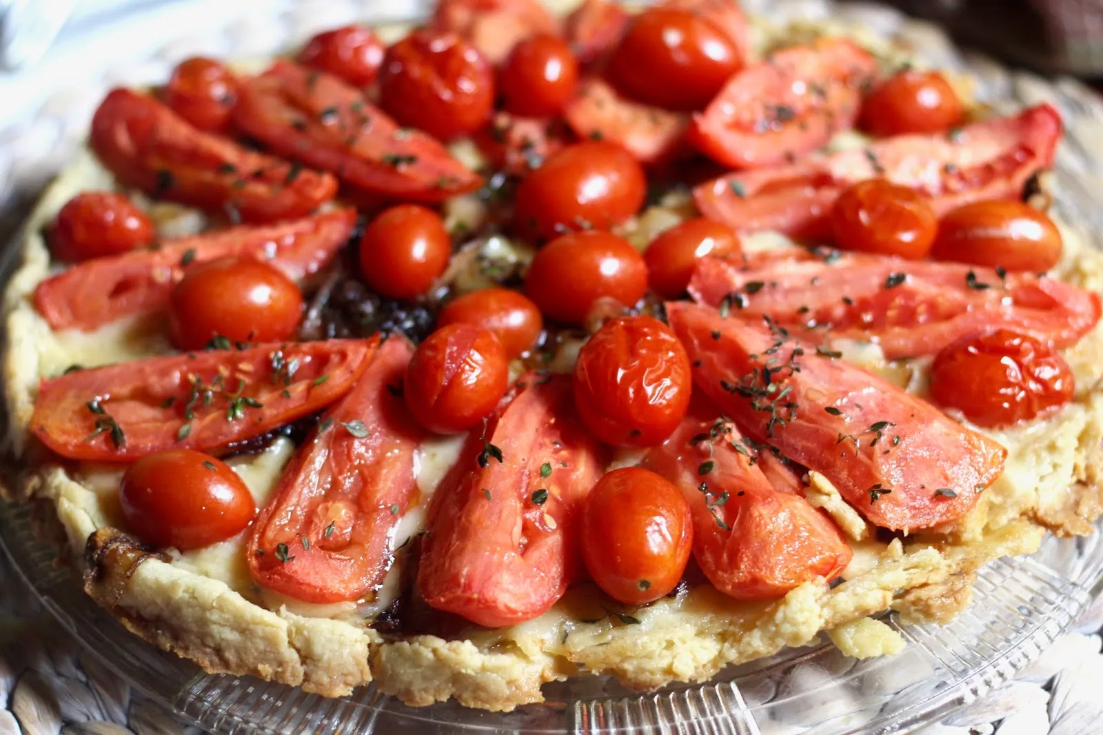 Tomato Tart with Gruyere