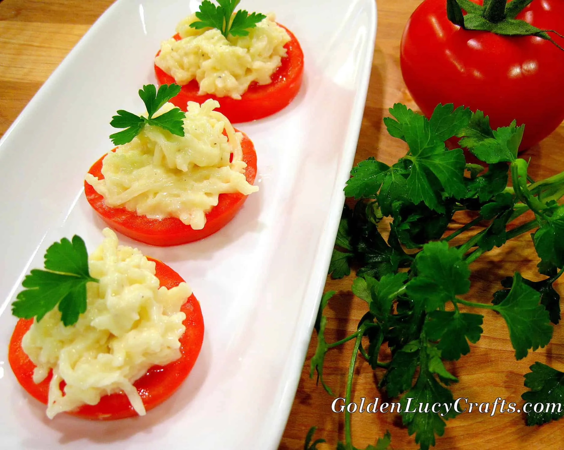 Tomato and Cheese Appetizer
