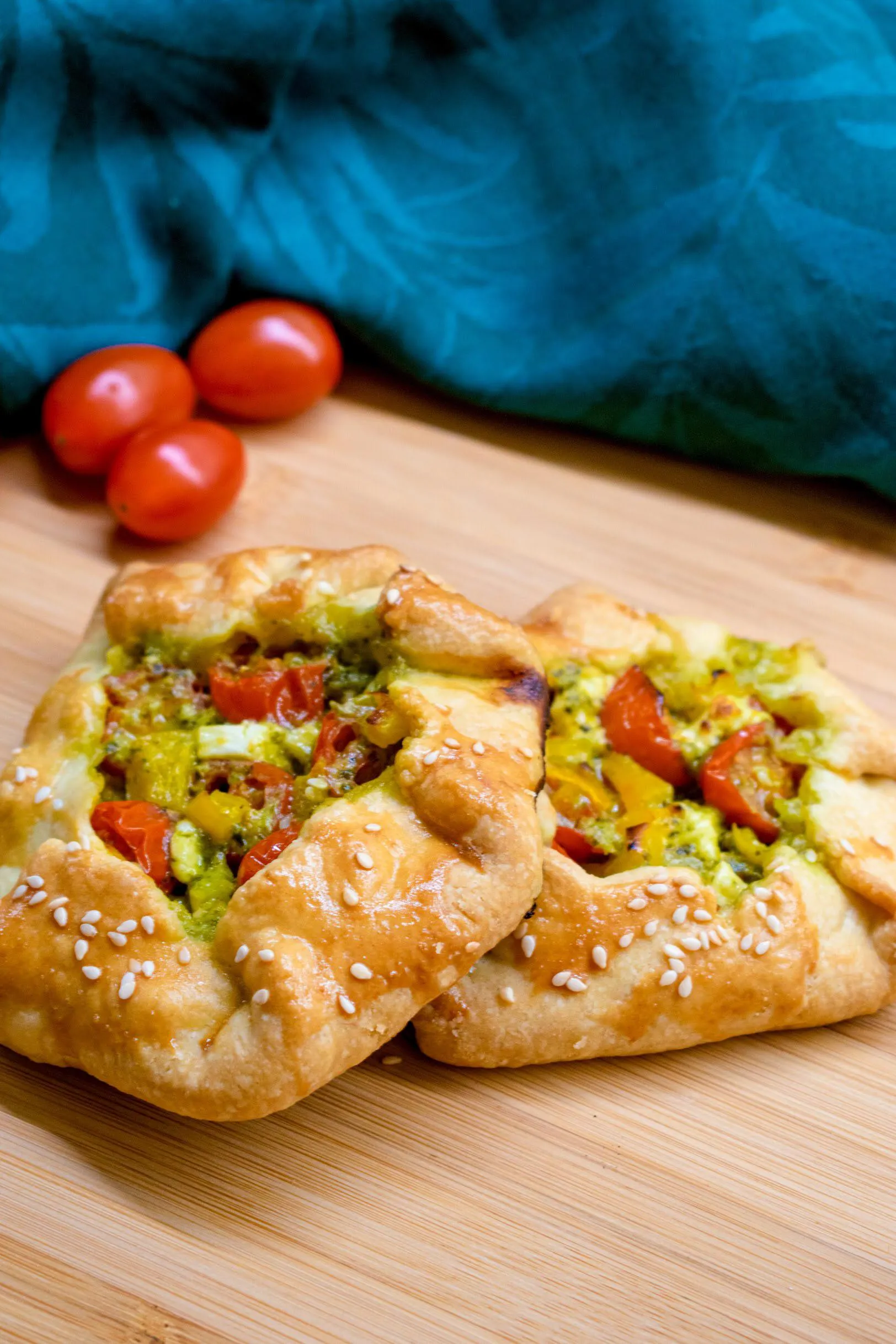 Tomato and Pesto Mini Galette