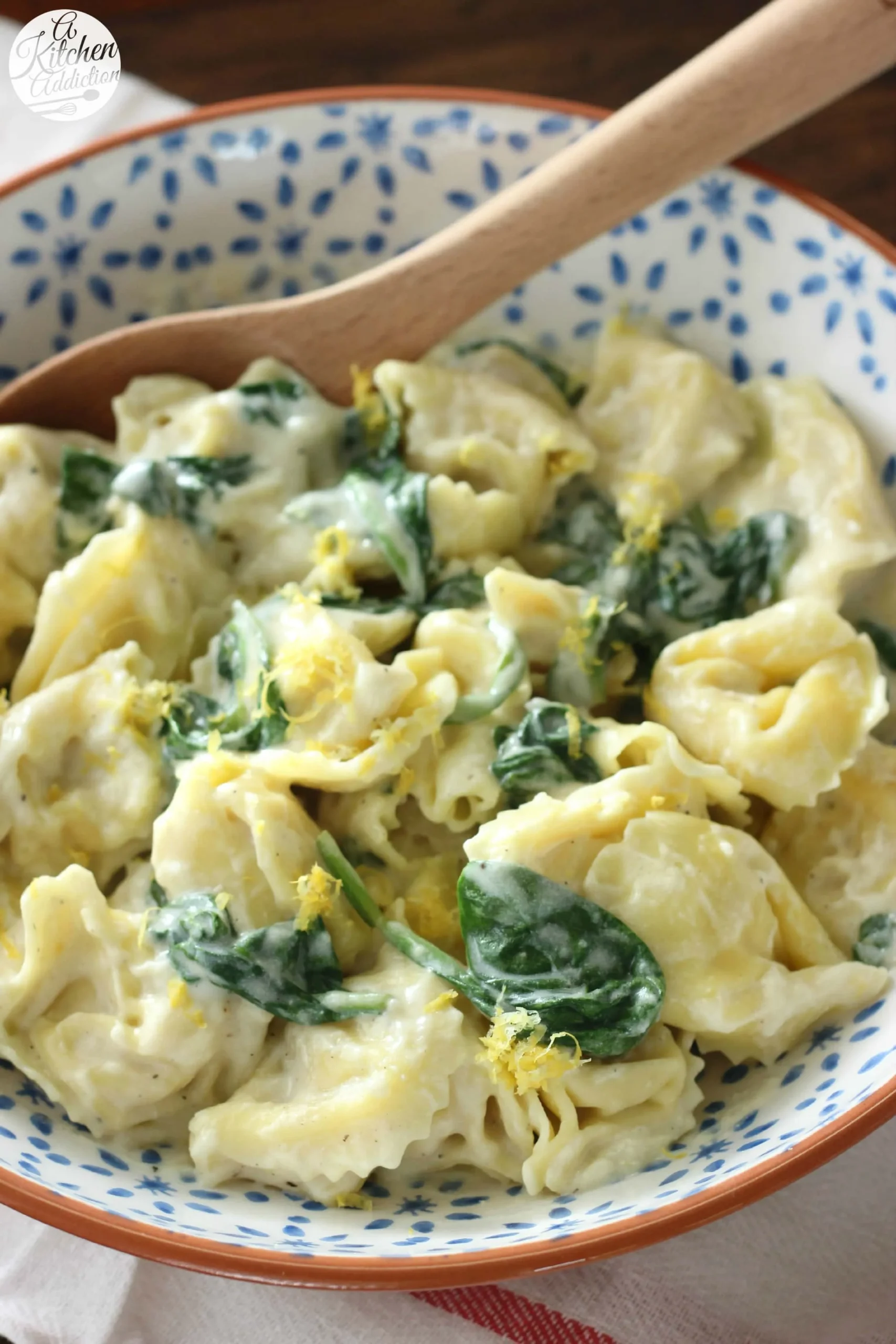 Tortellini with Cream Sauce