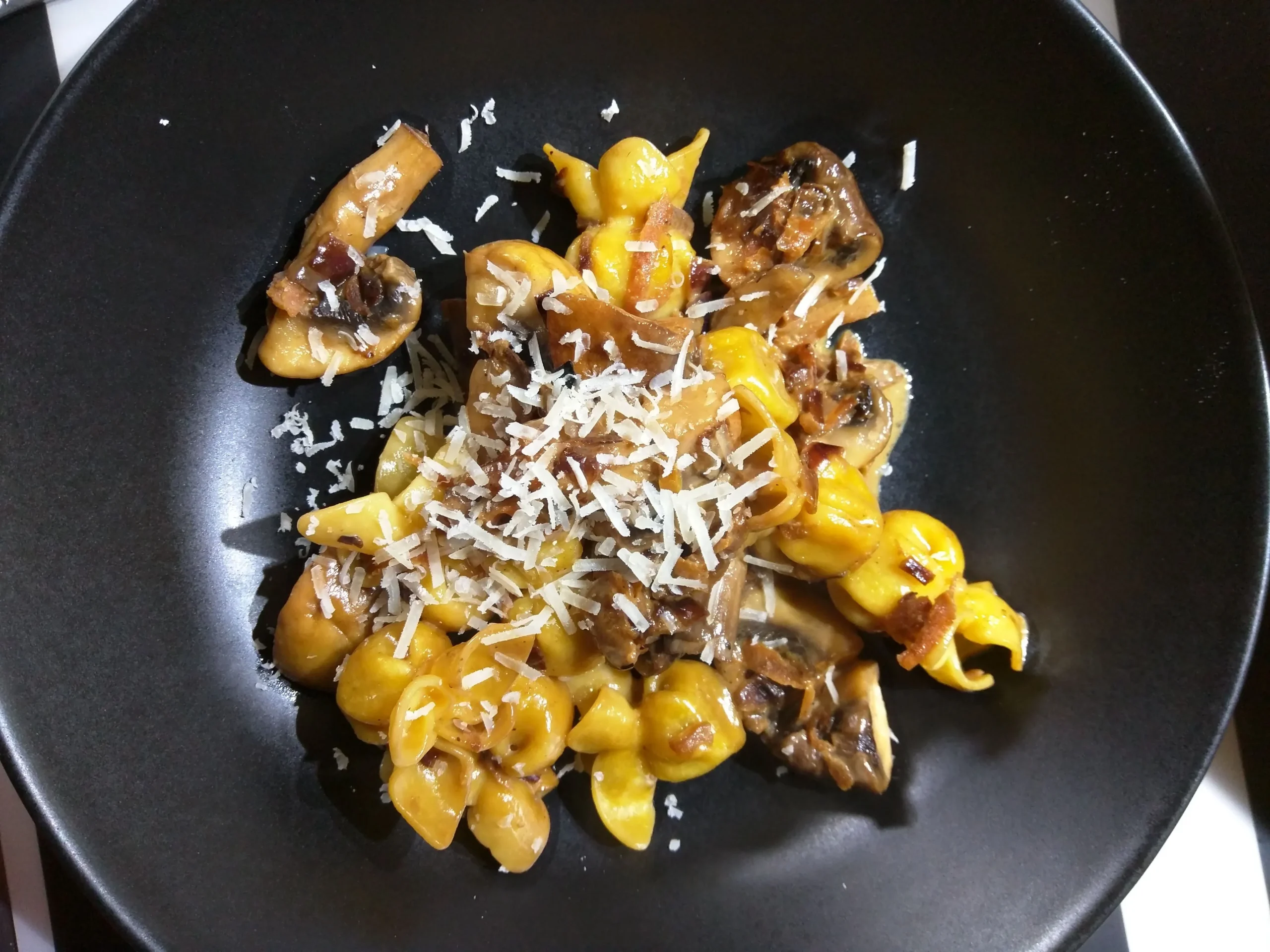 Tortellini with Porcini Mushroom Sauce