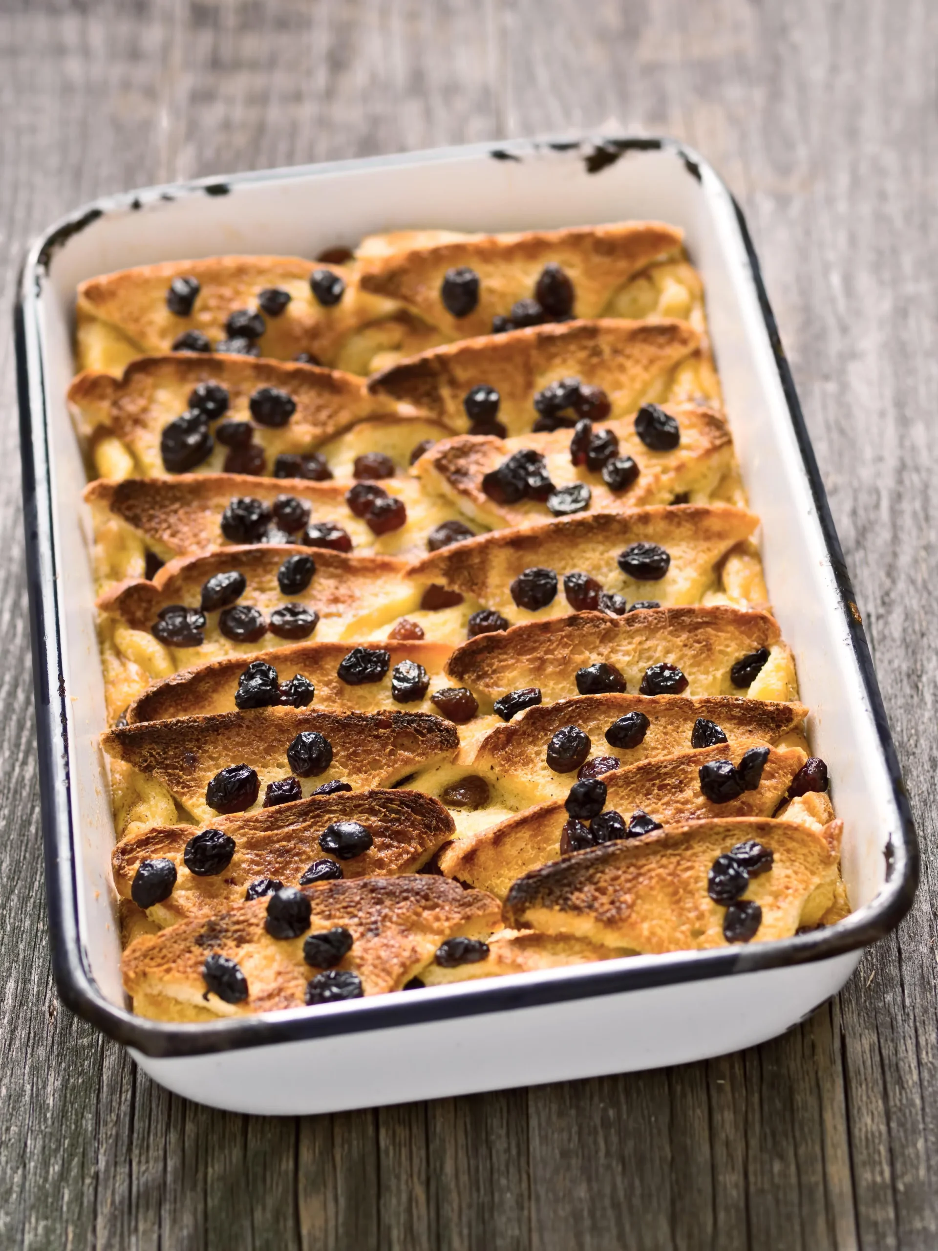 Traditional British Bread and Butter Pudding