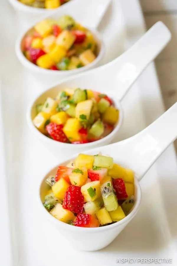 Tropical Fruit Salad with Vanilla Bean