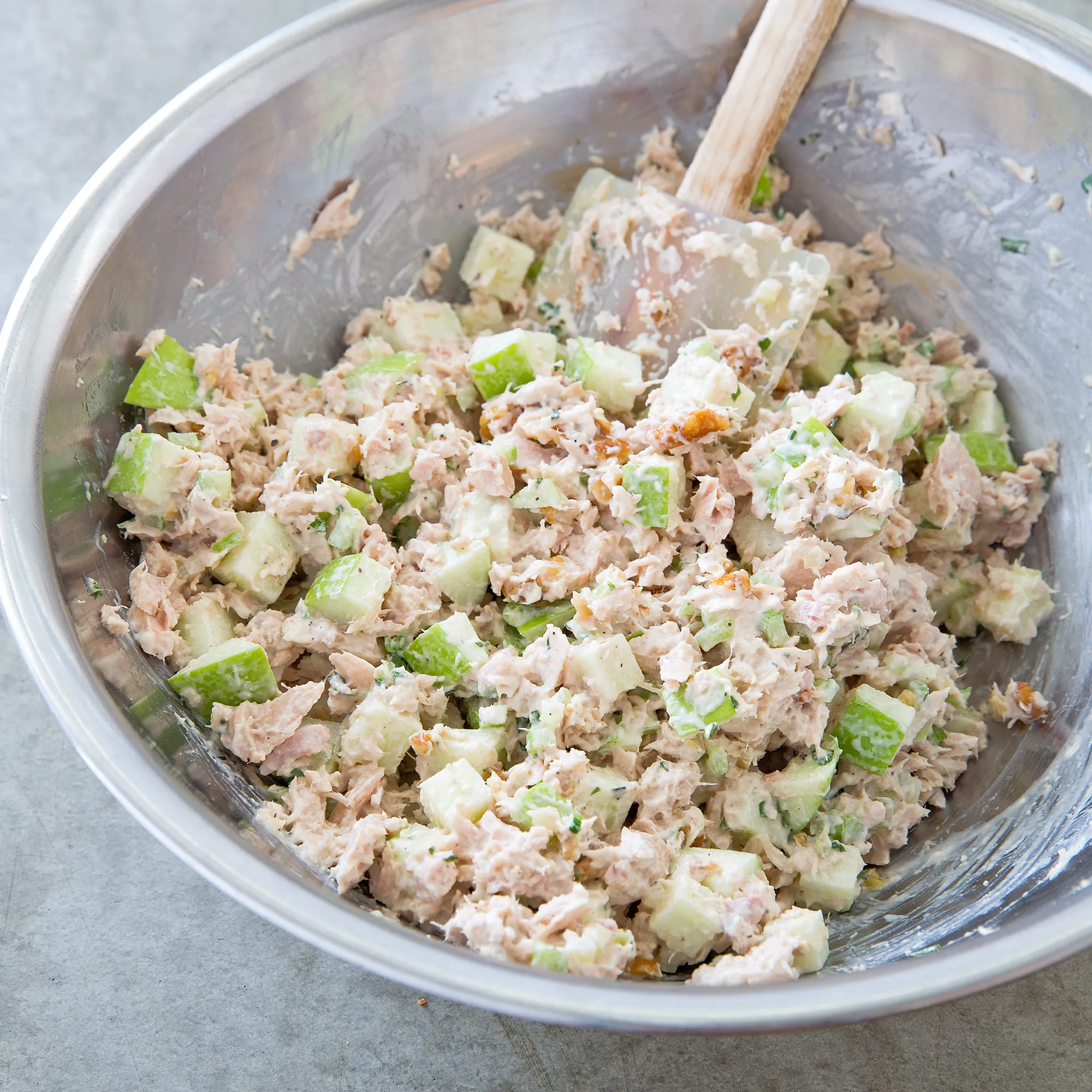 Tuna Salad with Apples and Pecans