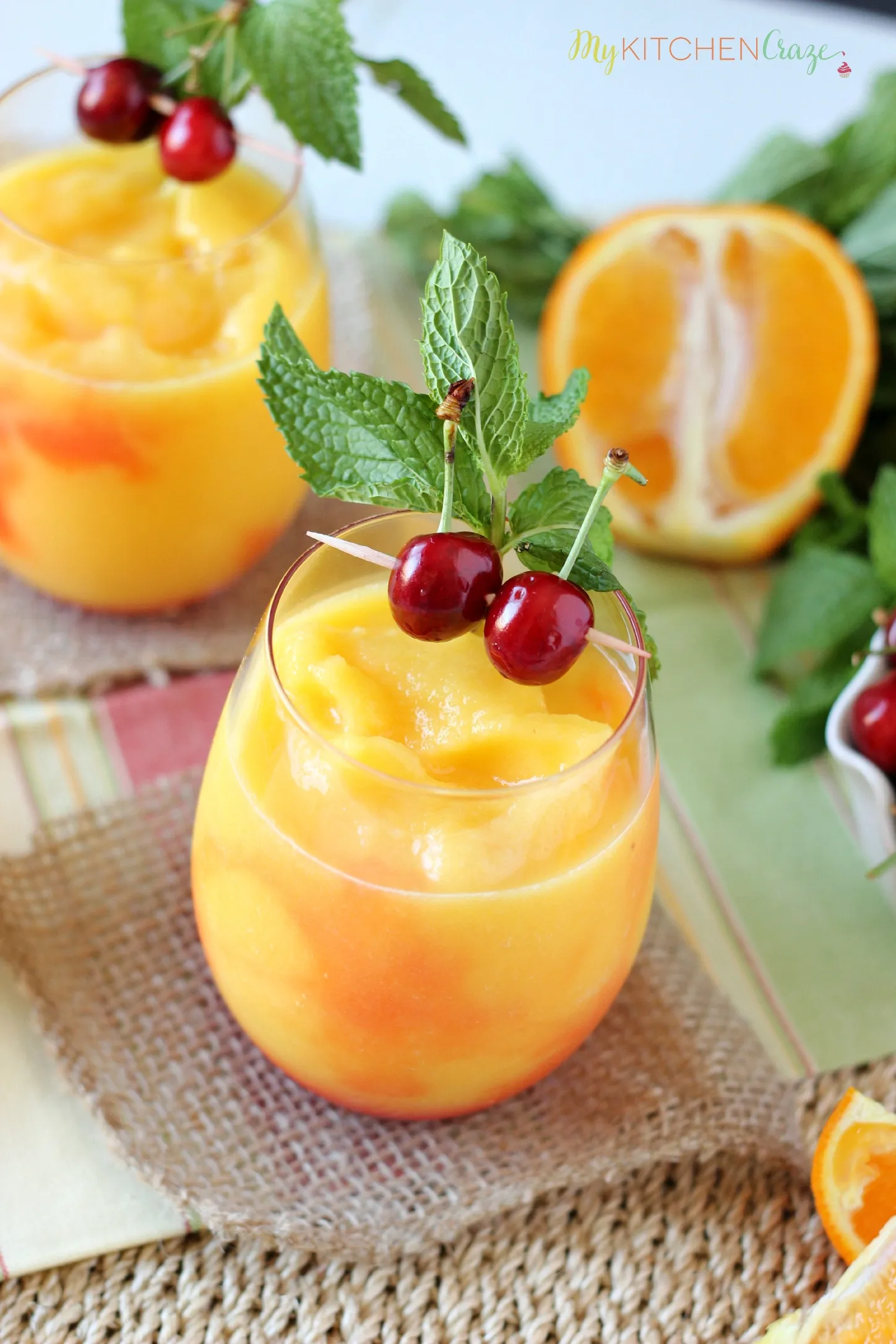 Turmeric Crush Tropical Slushie