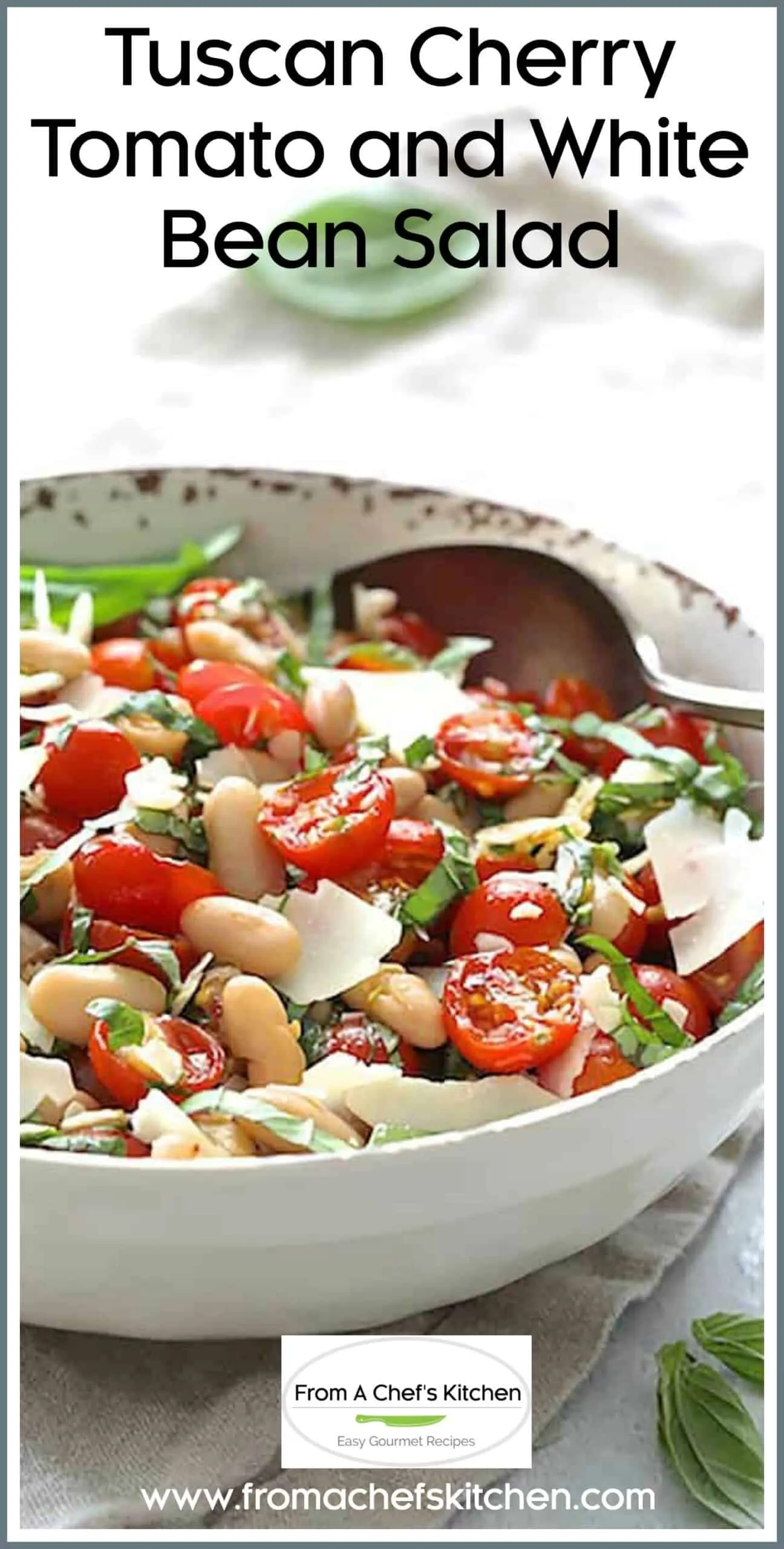 Tuscan Cherry Tomato White Bean Salad