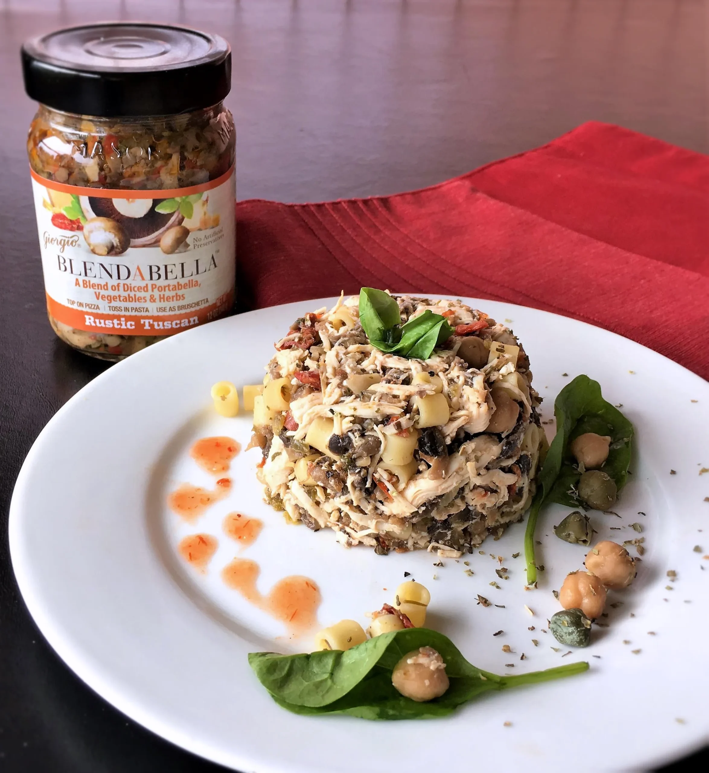 Tuscan Chicken Pasta Salad