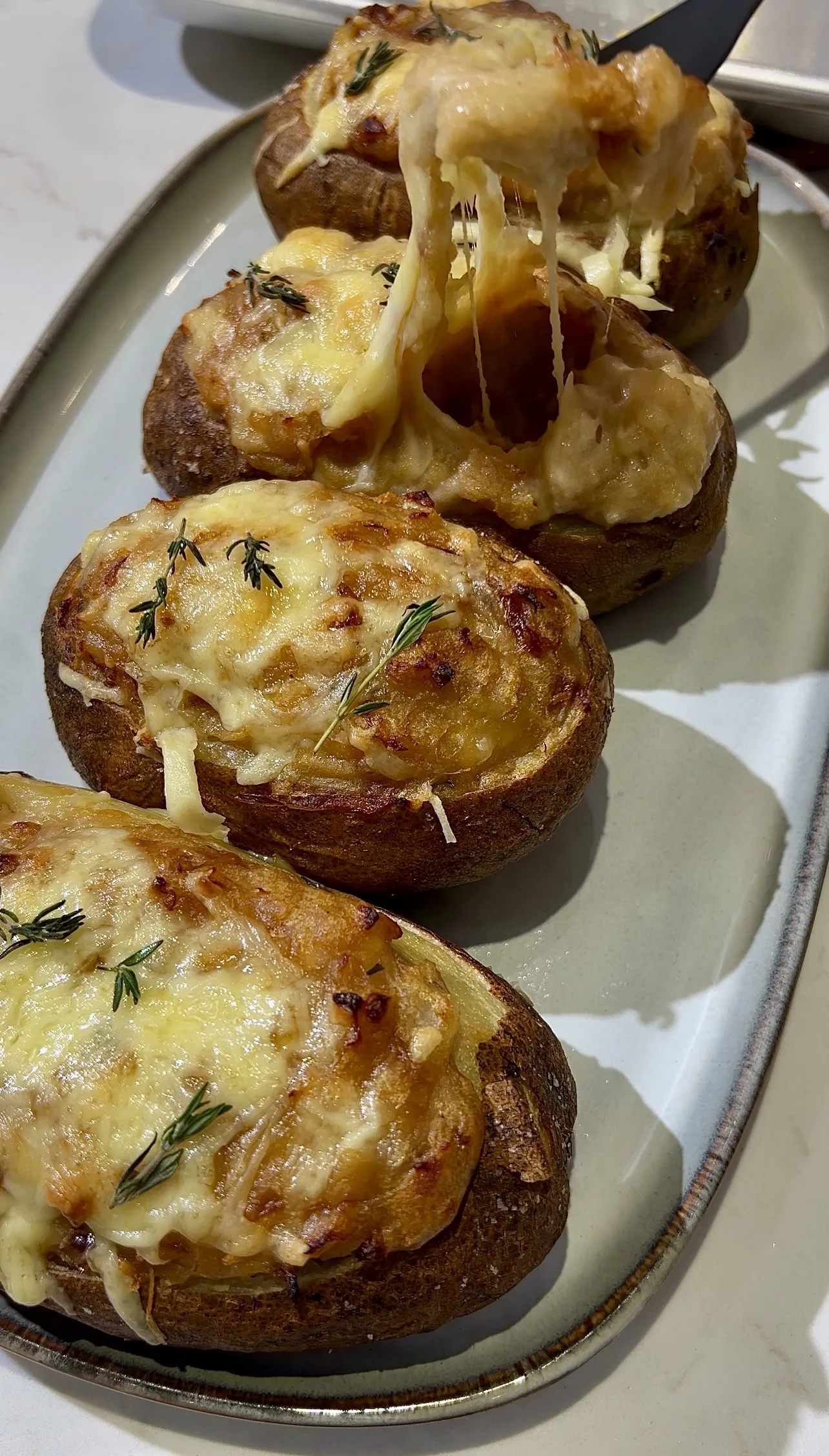 Twice Baked Onion Potatoes