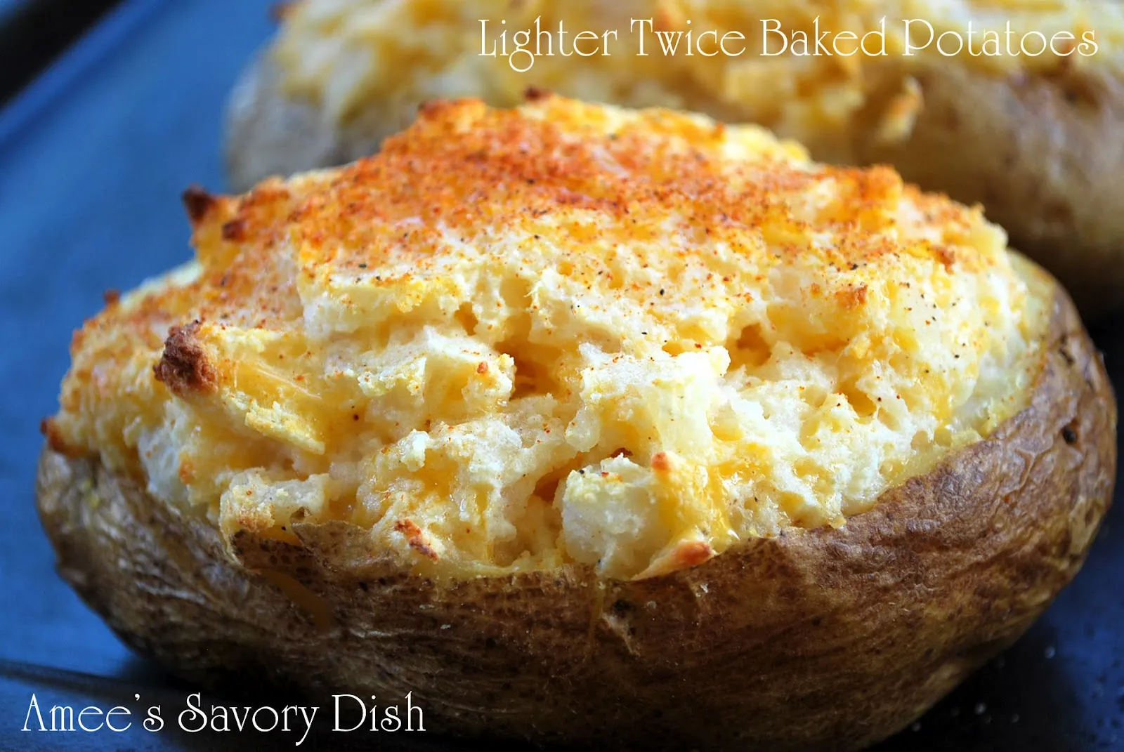 Twice Baked Potatoes Lightened Up