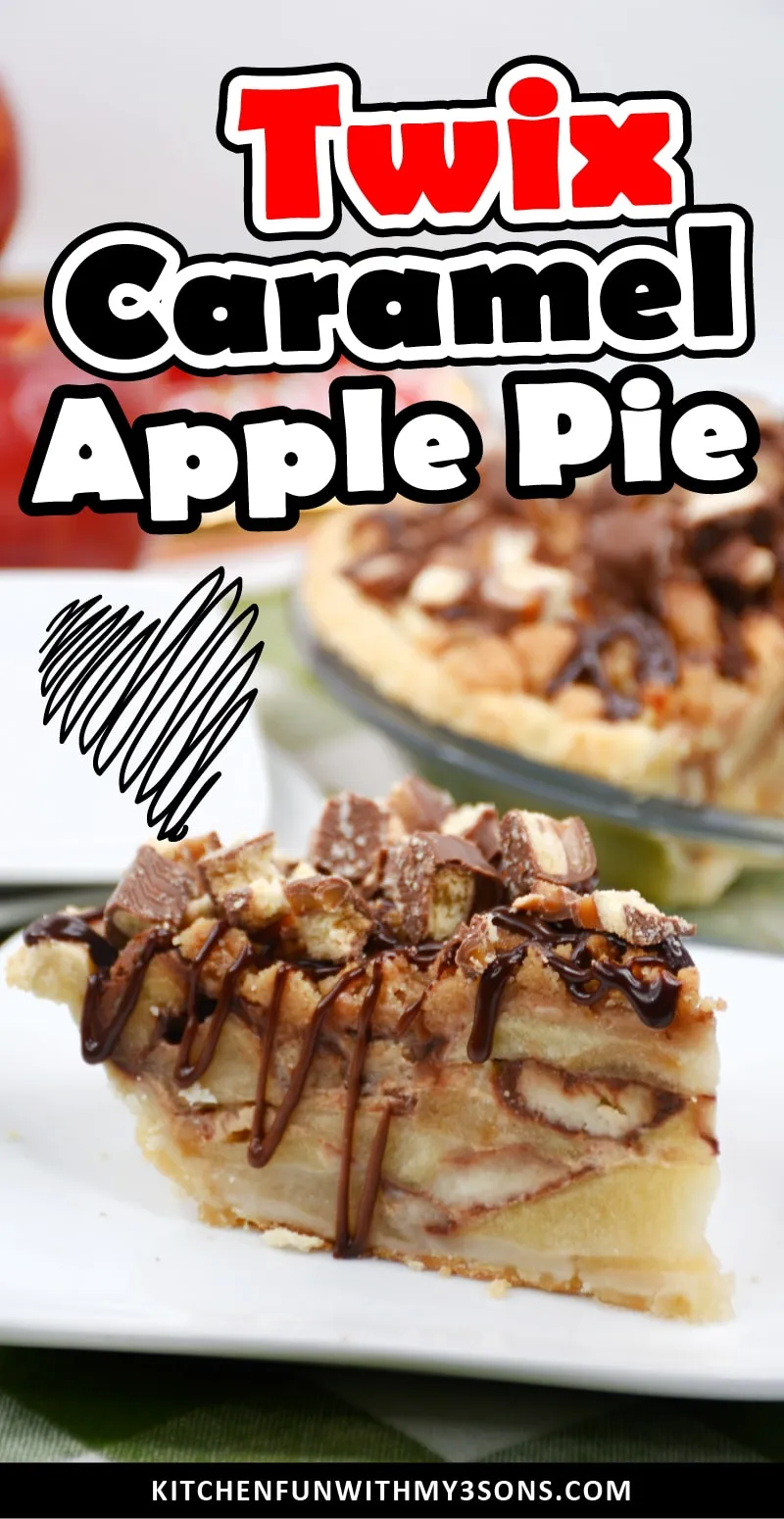 Twix Caramel Apple Pie