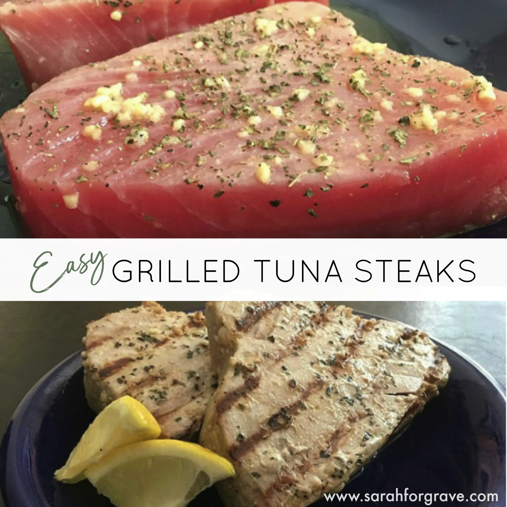 Two Dinners Using Tuna Steak