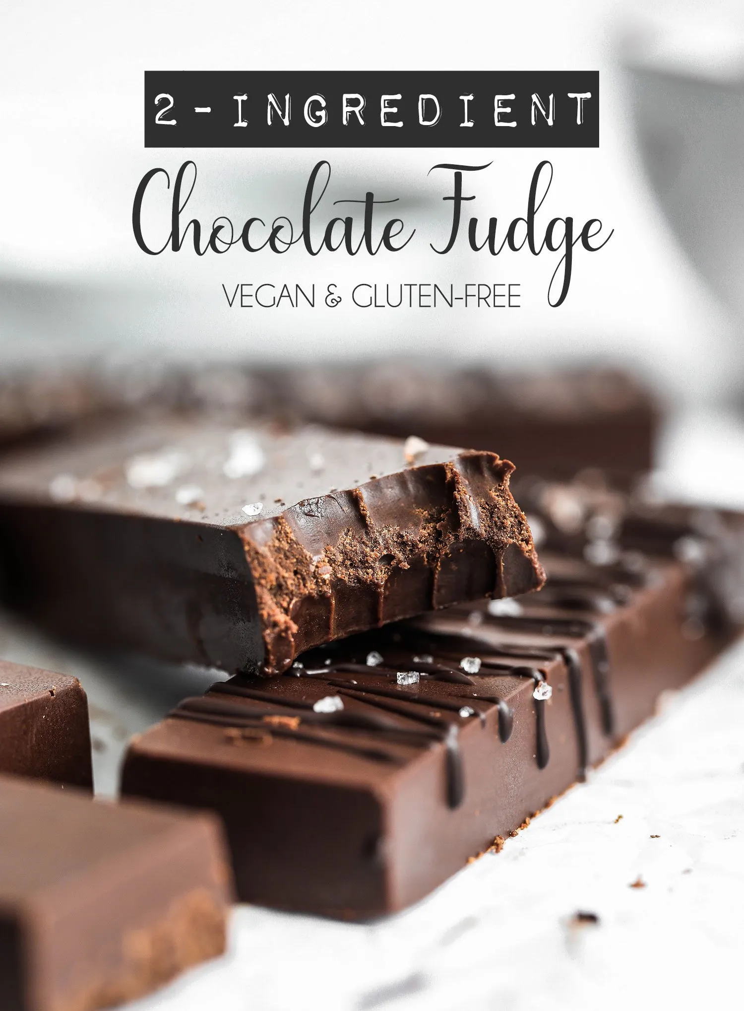 Two Ingredient Fudge Vegan
