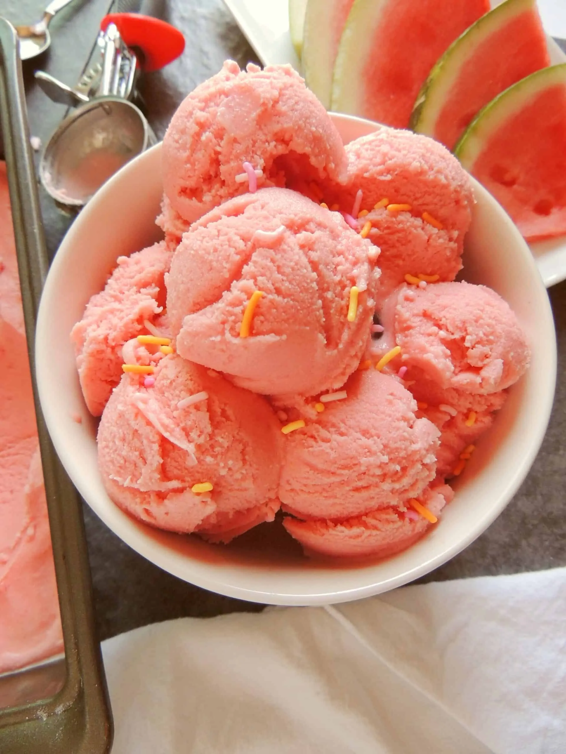Two Ingredient Watermelon Ice Cream