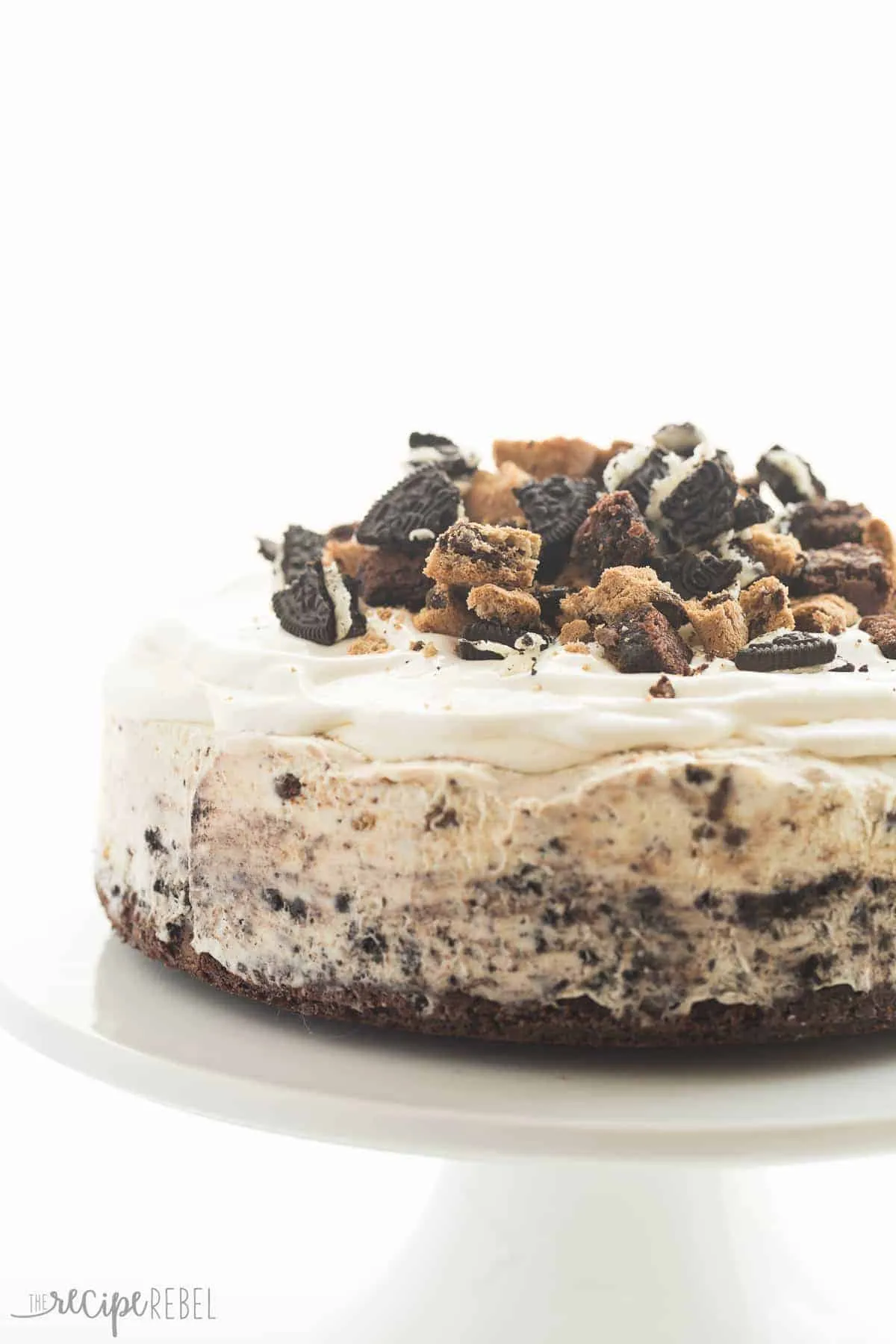 Ultimate Brownie Oreo Chocolate Chip Cookie Cake