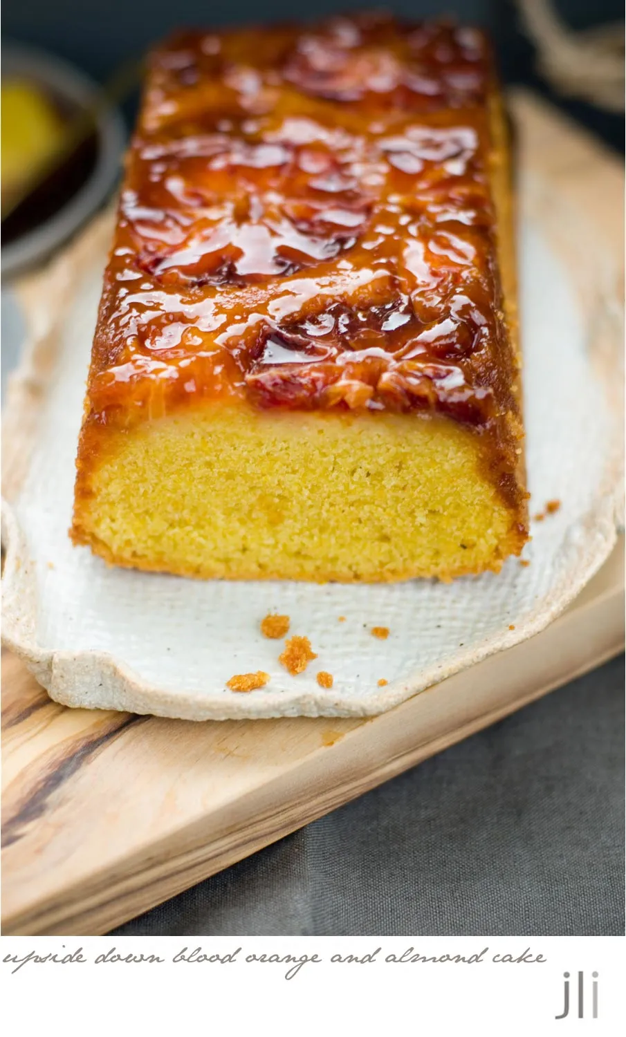 Upside Down Orange Almond Cake