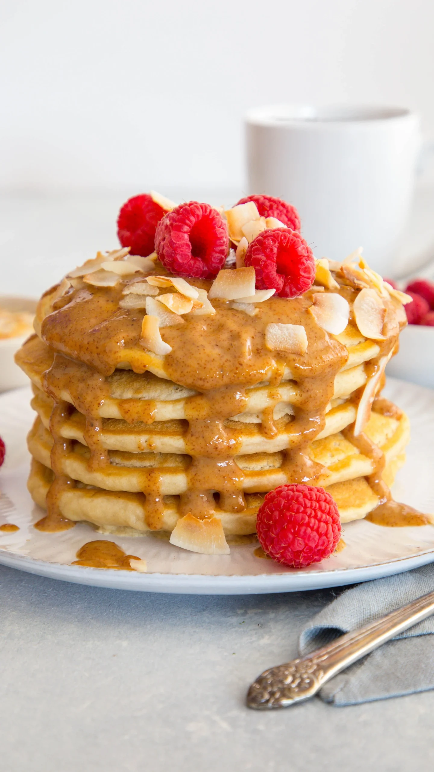 Vanilla Almond Milk Pancakes Light and Fluffy