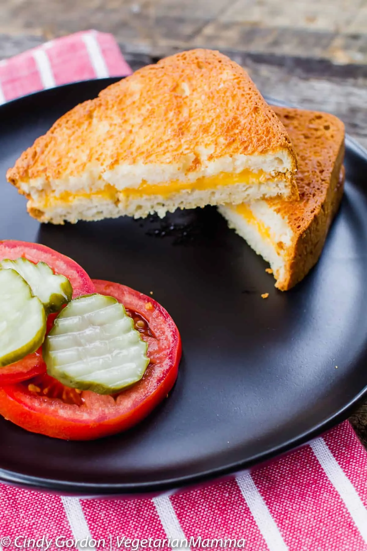 Vegan Air Fryer Grilled Cheese