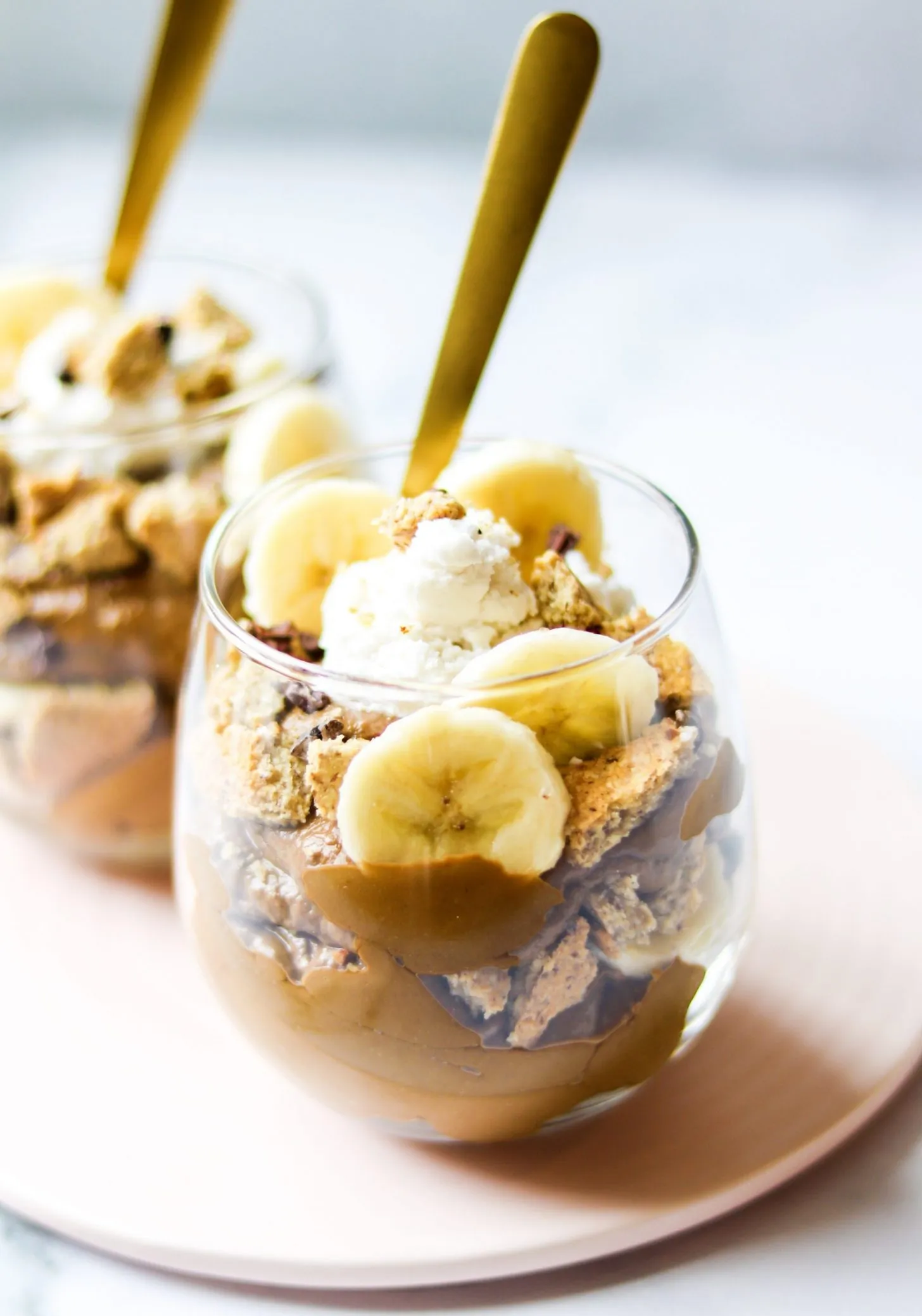 Vegan Banana Cream Pie Parfaits