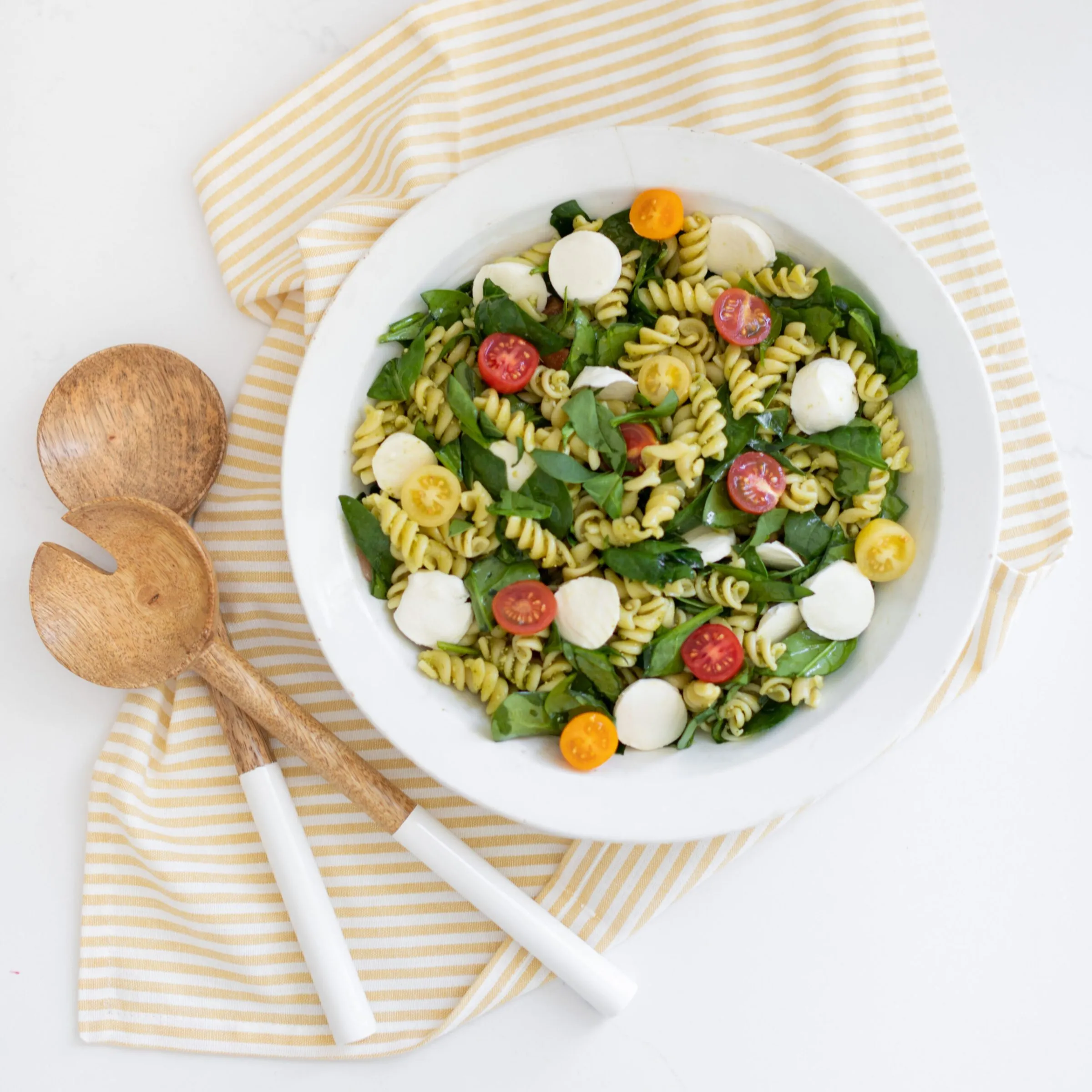 Vegan Caprese Pasta Salad