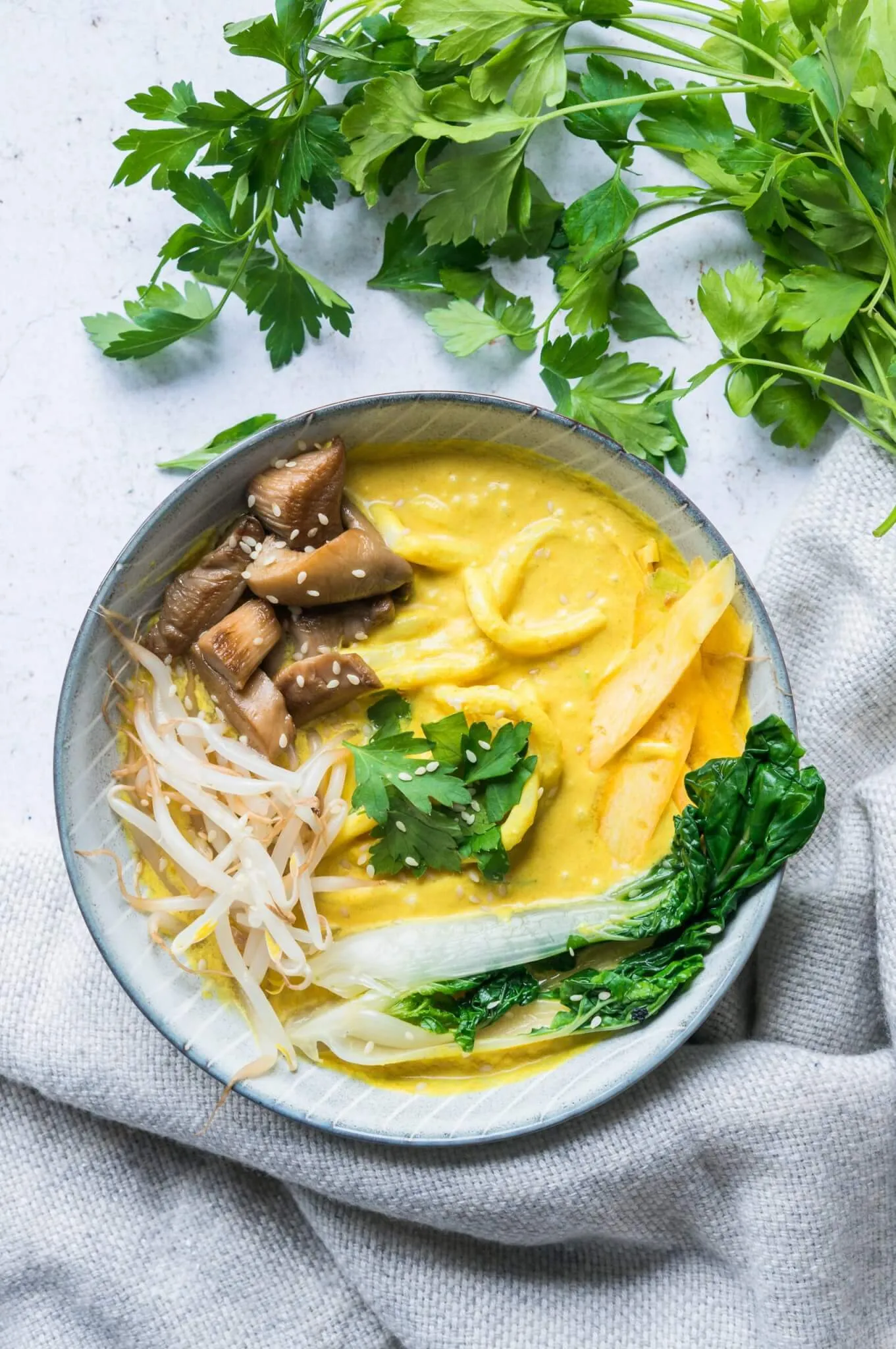Vegan Cheese Curry Ramen