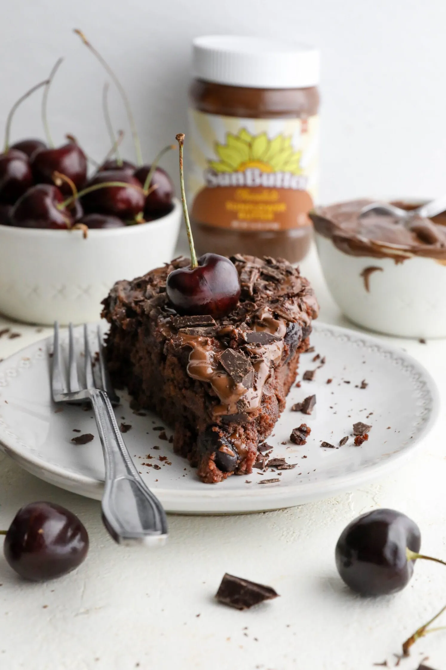Vegan Chocolate Cherry Cake