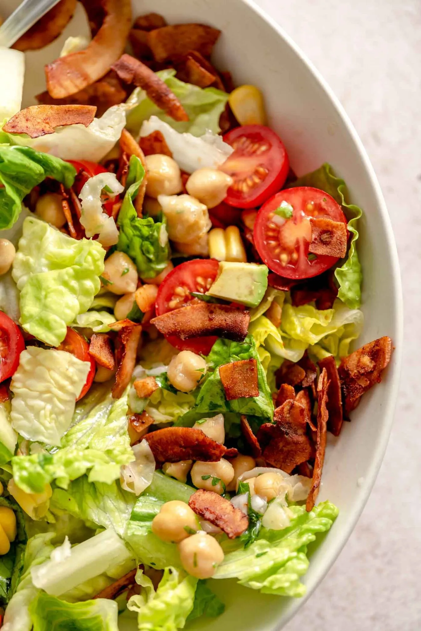 Vegan Cobb Salad with Coconut Bacon