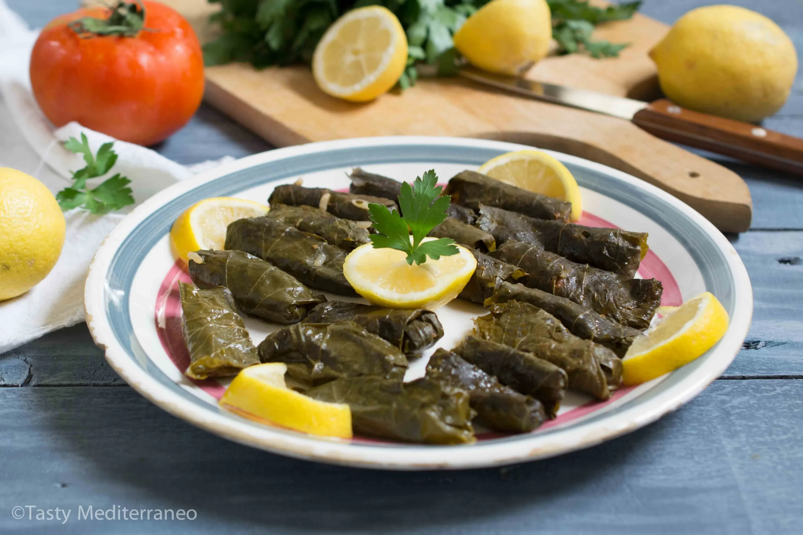 Vegan Lebanese Stuffed Vine Leaves