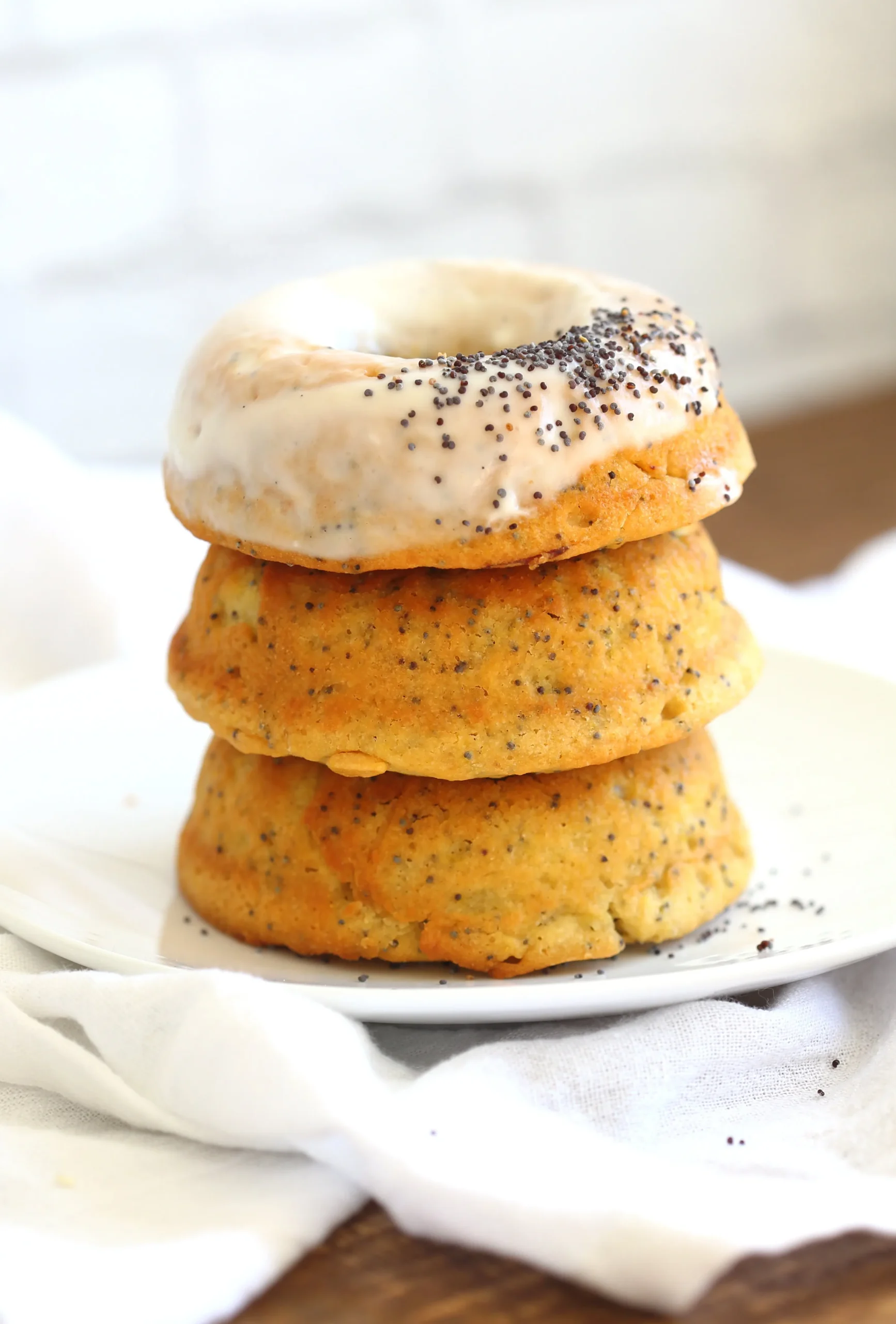 Vegan Lemon Poppy Seed Donuts