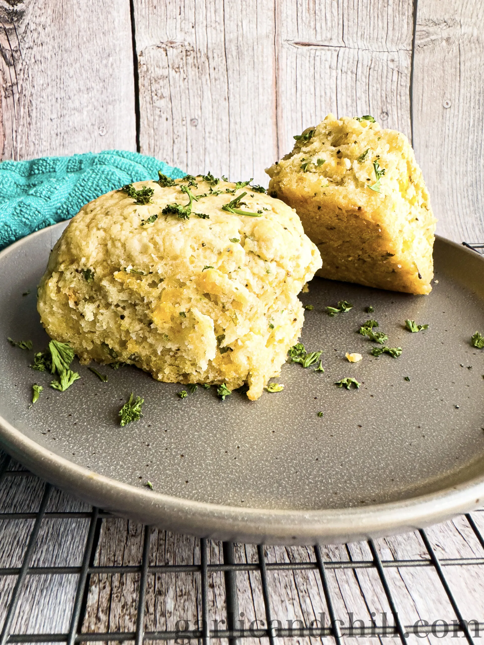Vegan Maple Cheddar Buttermilk Biscuits