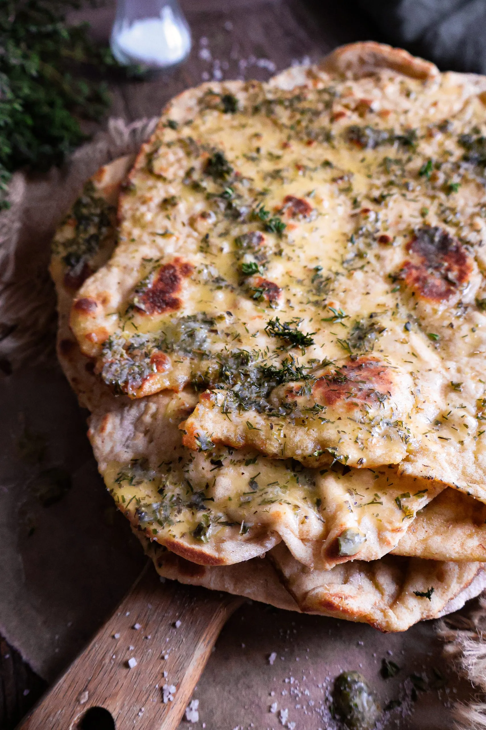 Vegan Naan with Spelt Flour