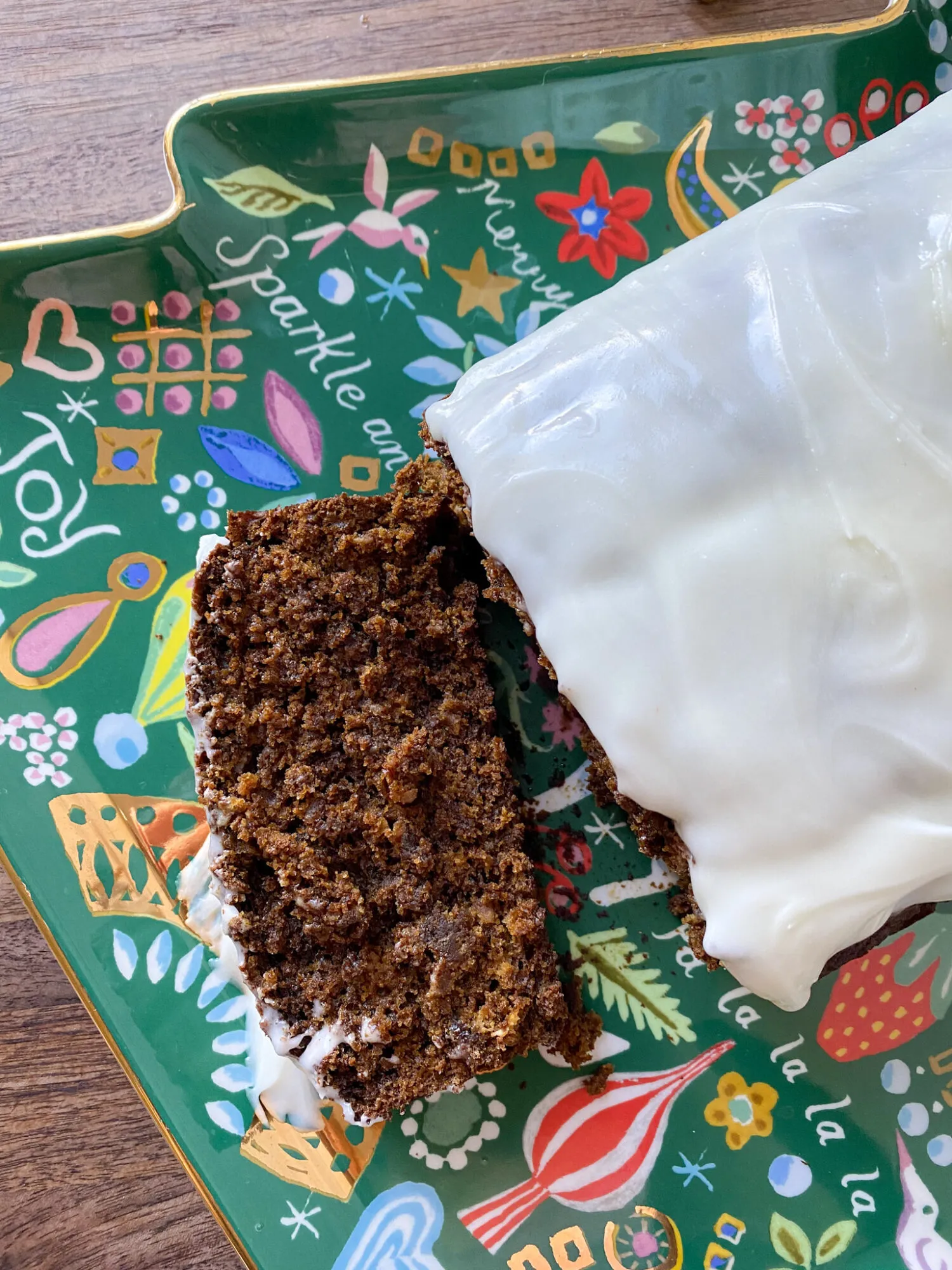 Vegan Oatmeal Gingerbread Loaf