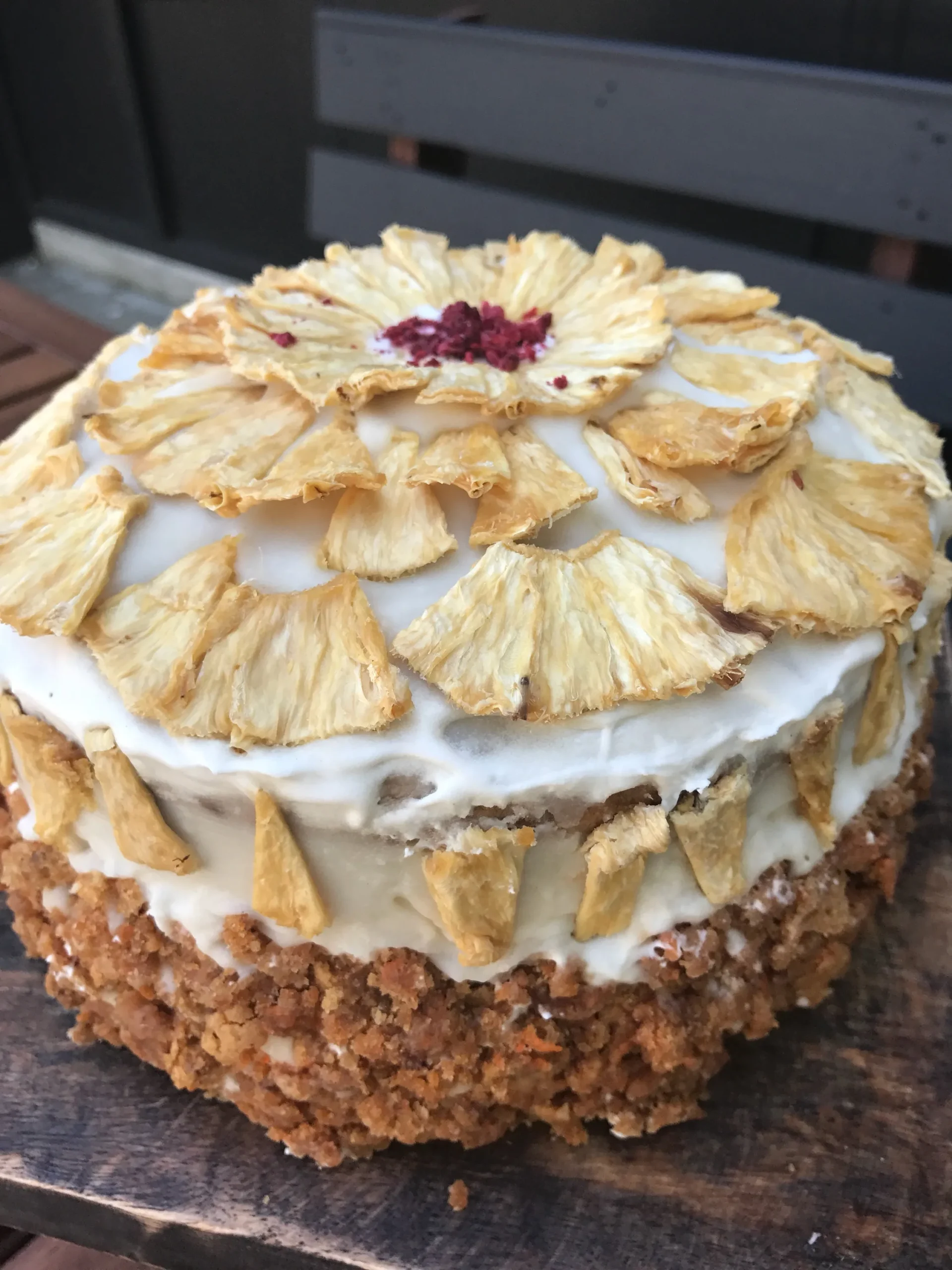 Vegan Pineapple Carrot Cake
