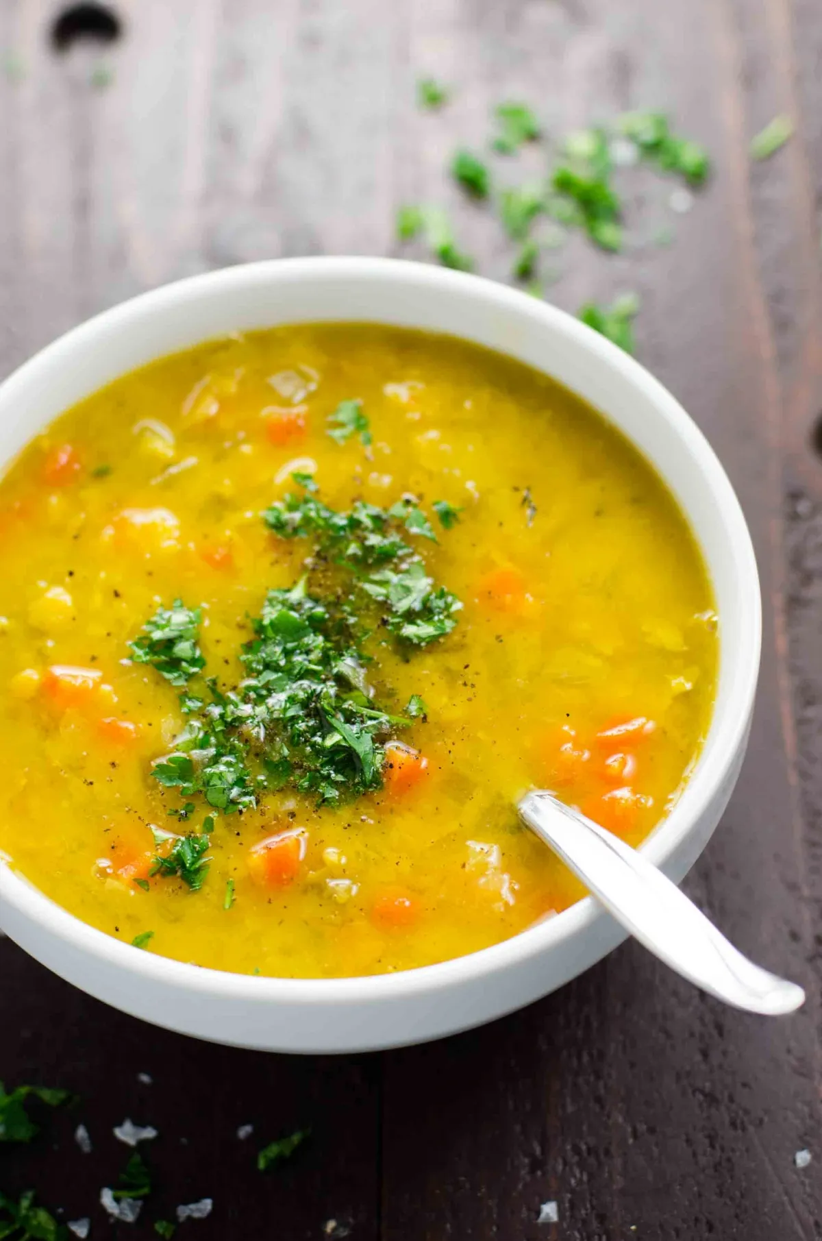 Vegan Spicy Split Pea Soup