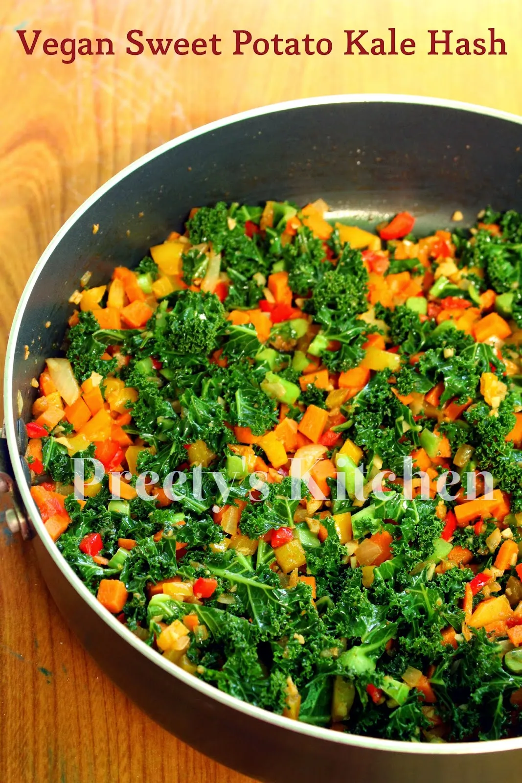 Vegan Sweet Potato Kale Hash