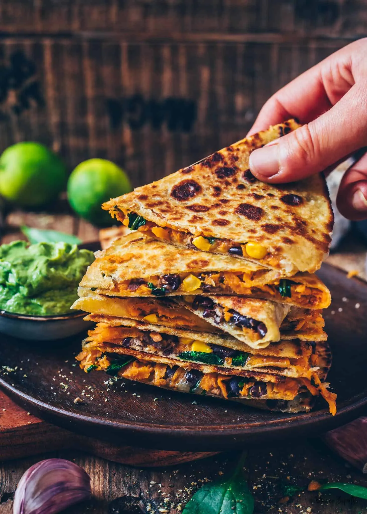 Vegan Sweet Potato Quesadilla