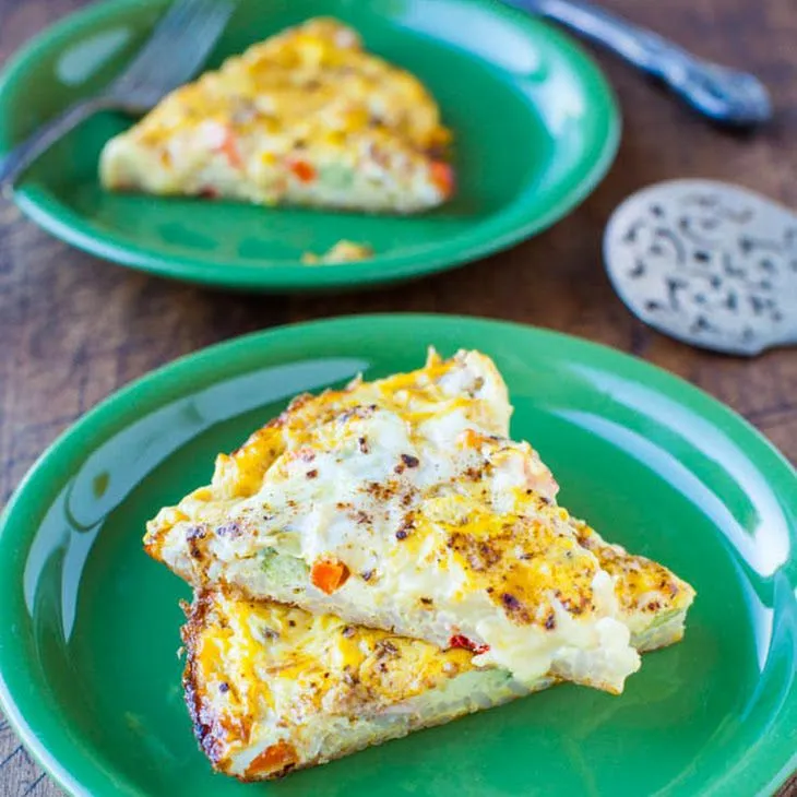 Vegetable Fried Rice Frittata