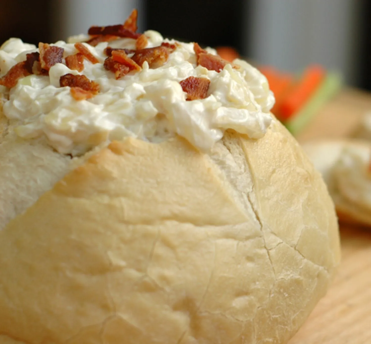 Vidalia Onion Bacon Cheese Dip