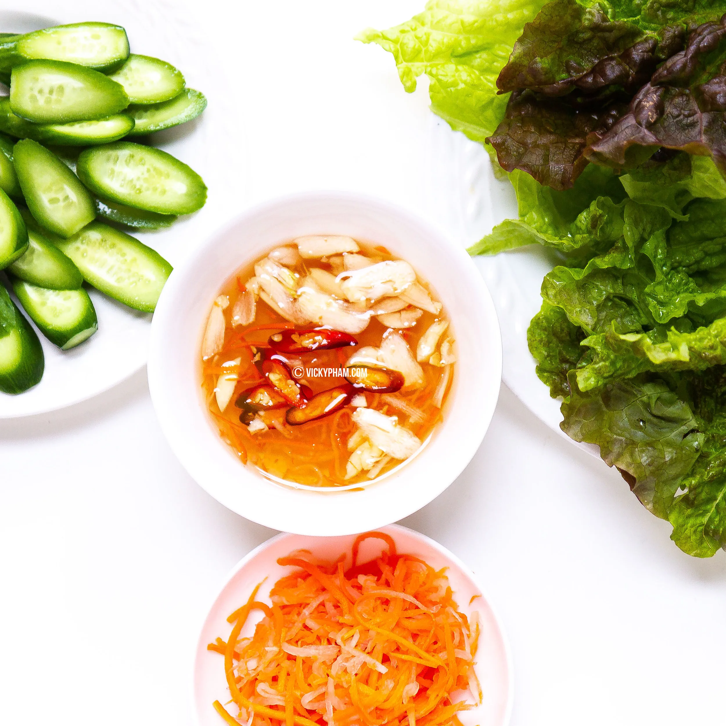 Vietnamese Fish Sauce Dipping Sauce Nuoc Mam Cham