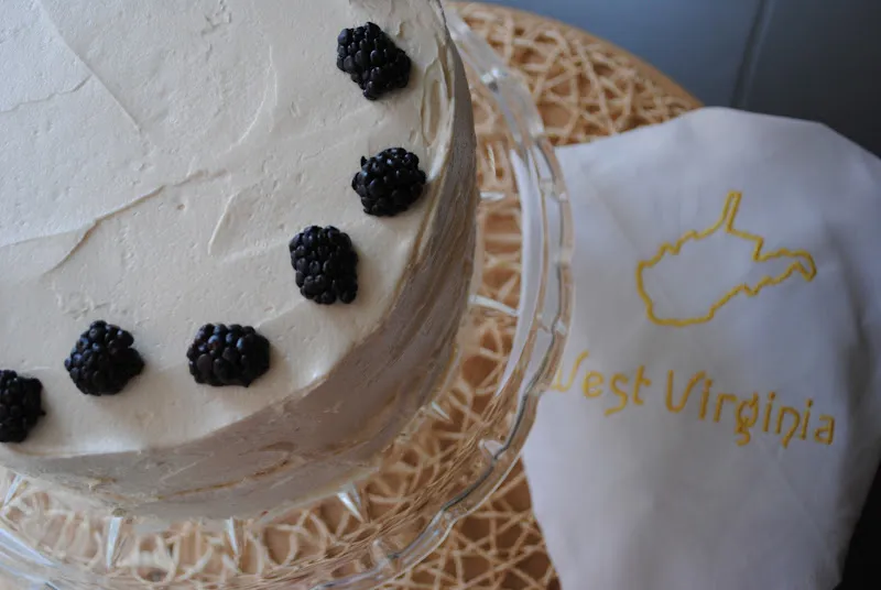 West Virginia Blackberry Cake