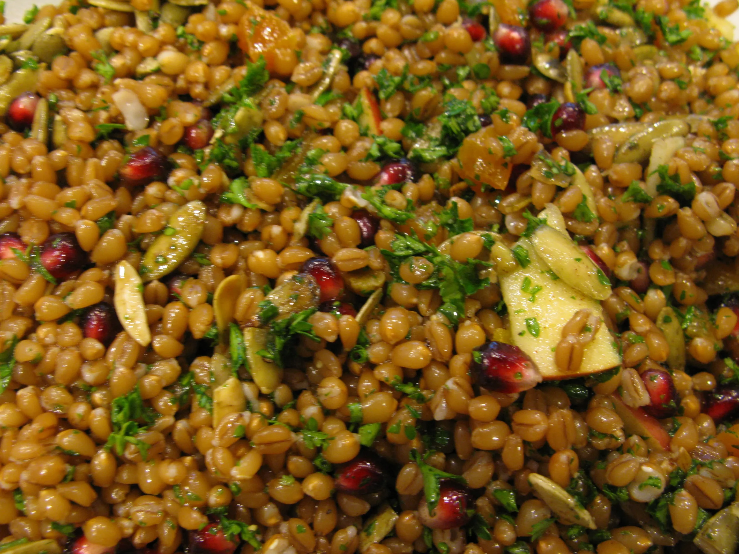 Wheat Berry Harvest Salad