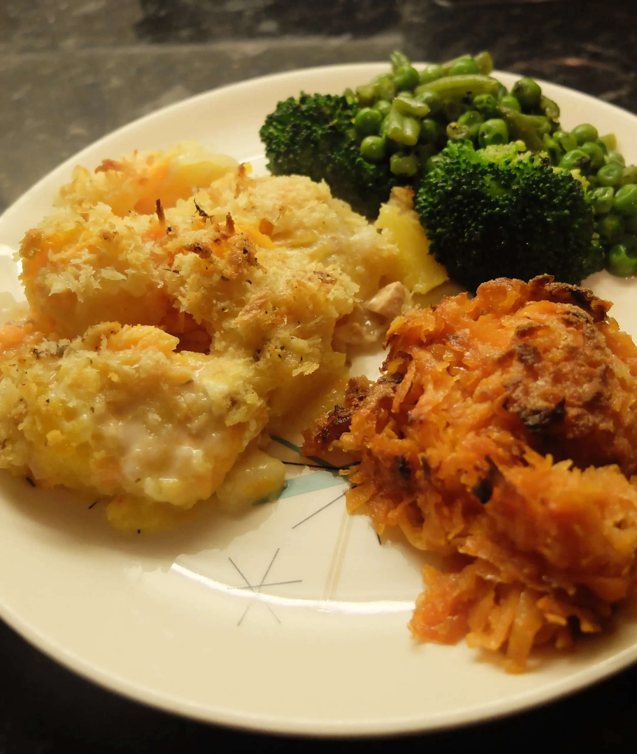 Whipped Yams and Winter Squash Casserole