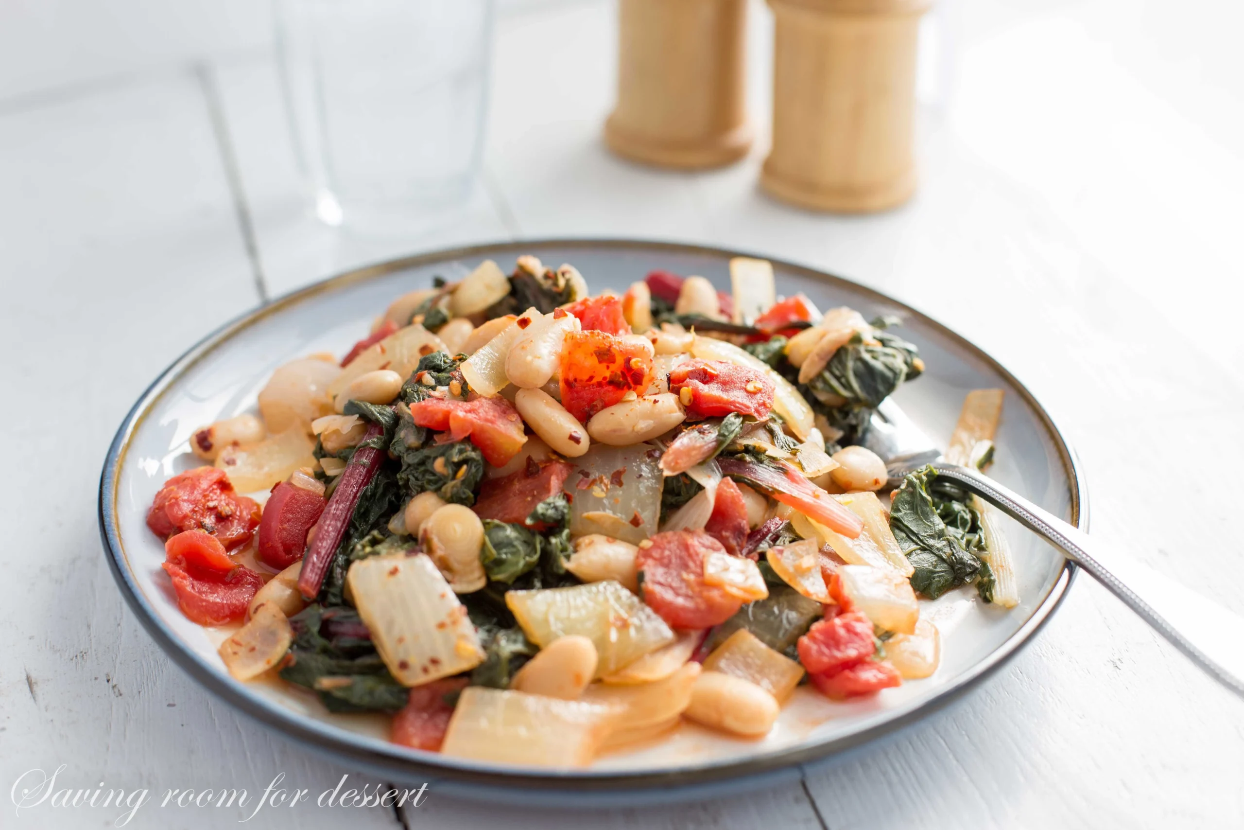White Bean Stew with Swiss Chard