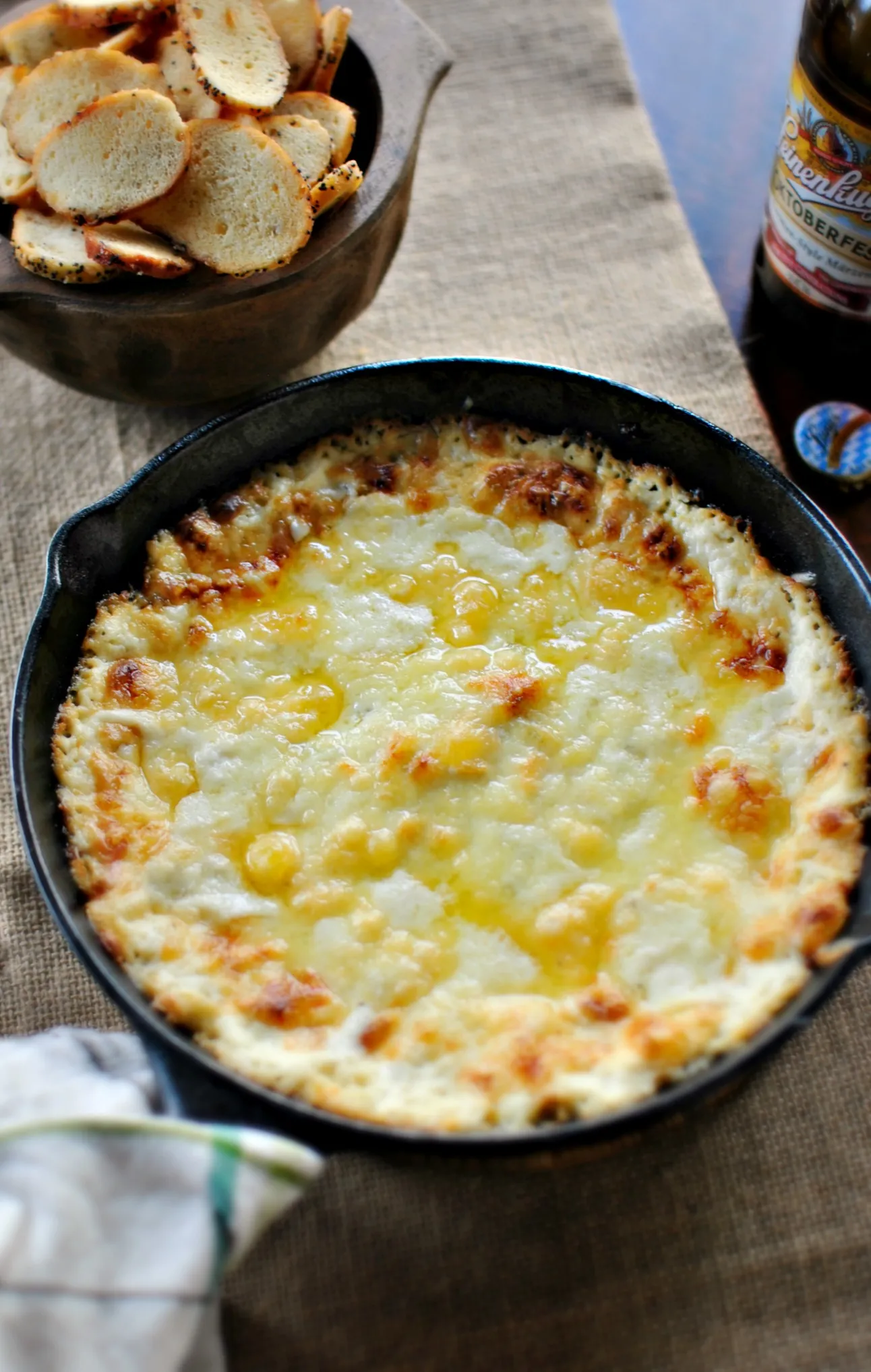 White Cheddar and Sausage Dip